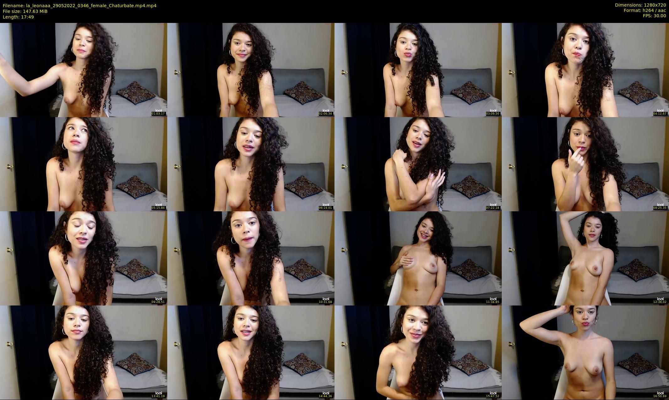 la_leonaaa — 18 minute Chaturbate female cam show recording, 720p, May 29, 2022