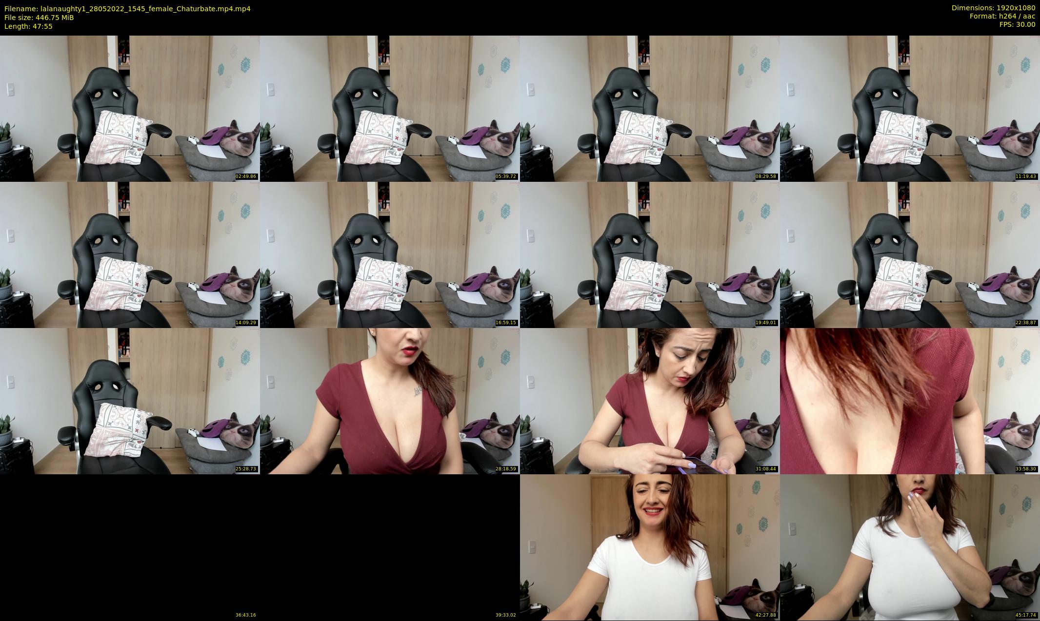 lalanaughty1 — 48 minute Chaturbate female cam show recording, 1080p, May 28, 2022