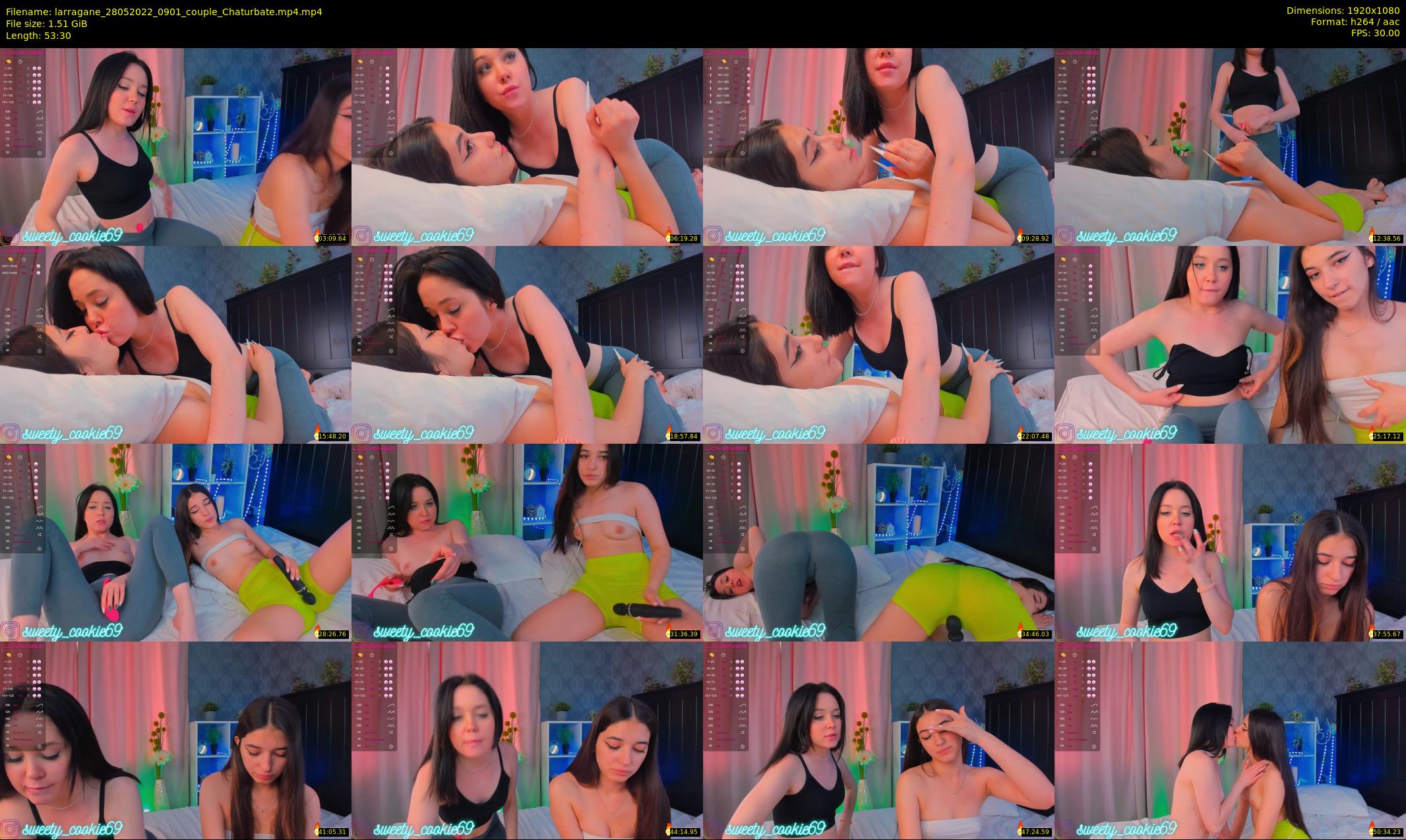 larragane — 54 minute Chaturbate couple cam show recording, 1080p, May 28, 2022