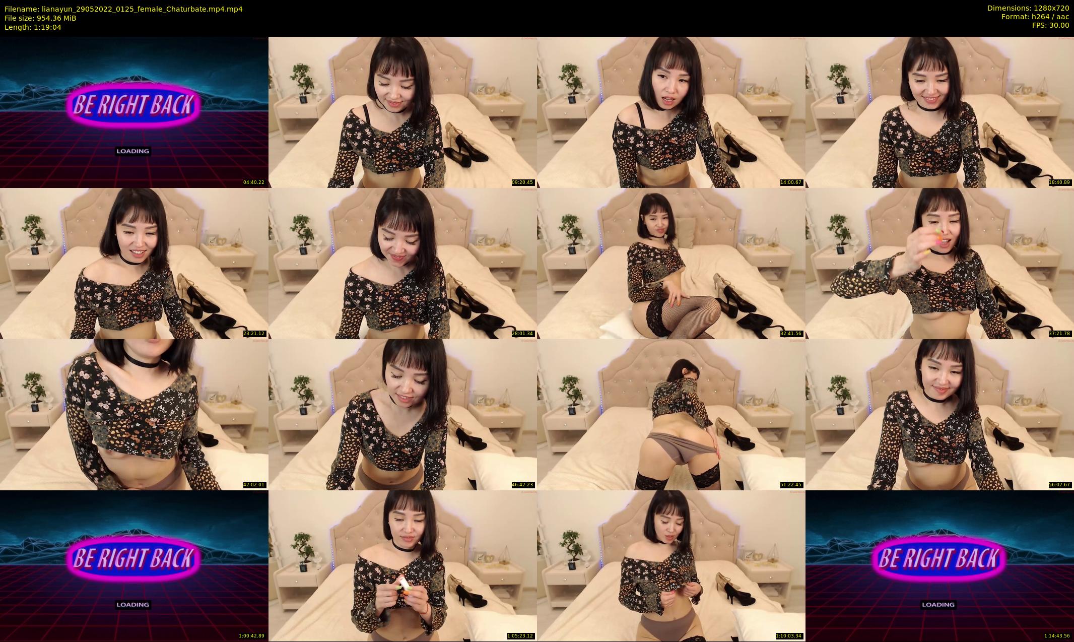 lianayun — 80 minute Chaturbate female cam show recording, 720p, May 29, 2022