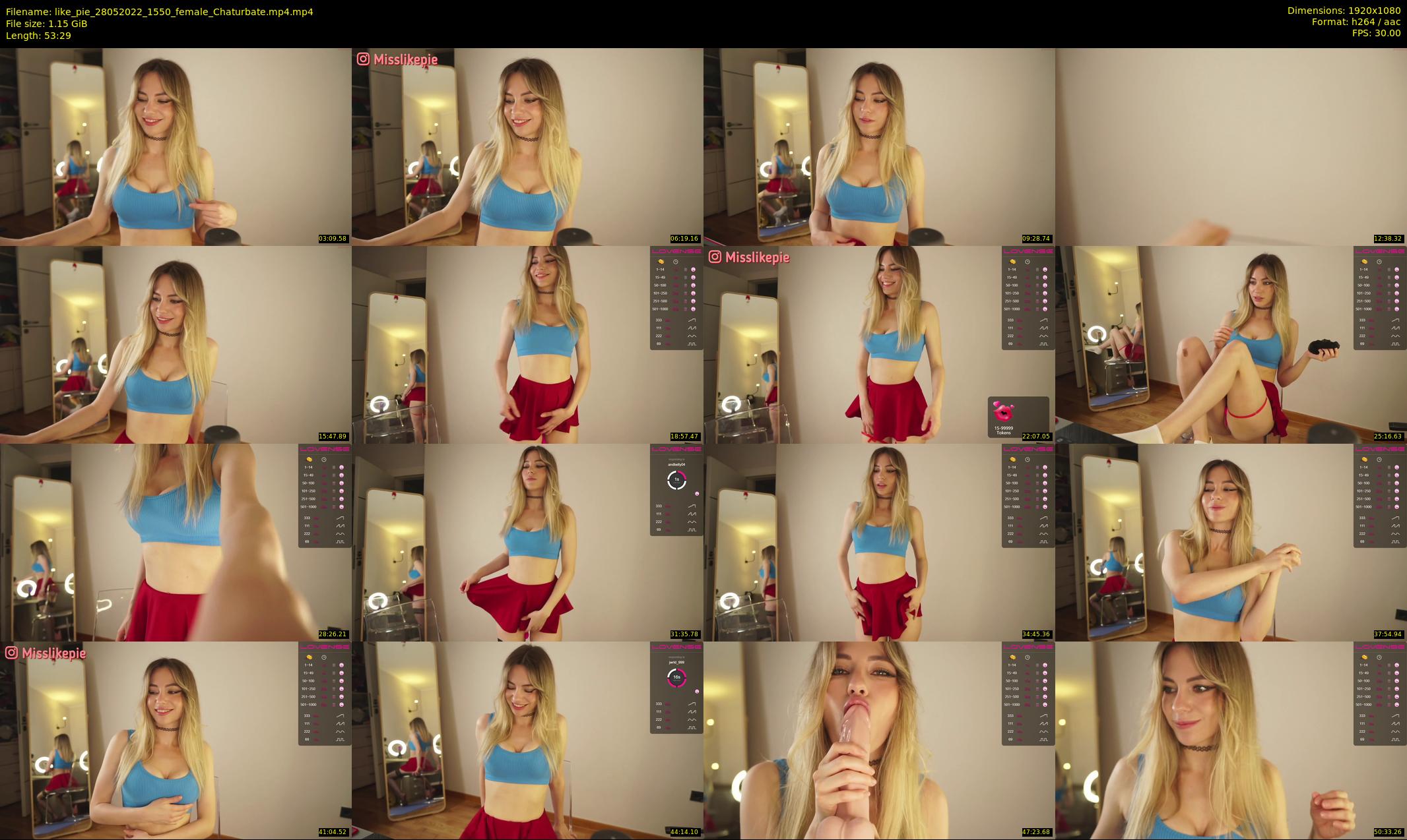 like_pie — 54 minute Chaturbate couple cam show recording, 1080p, May 28, 2022