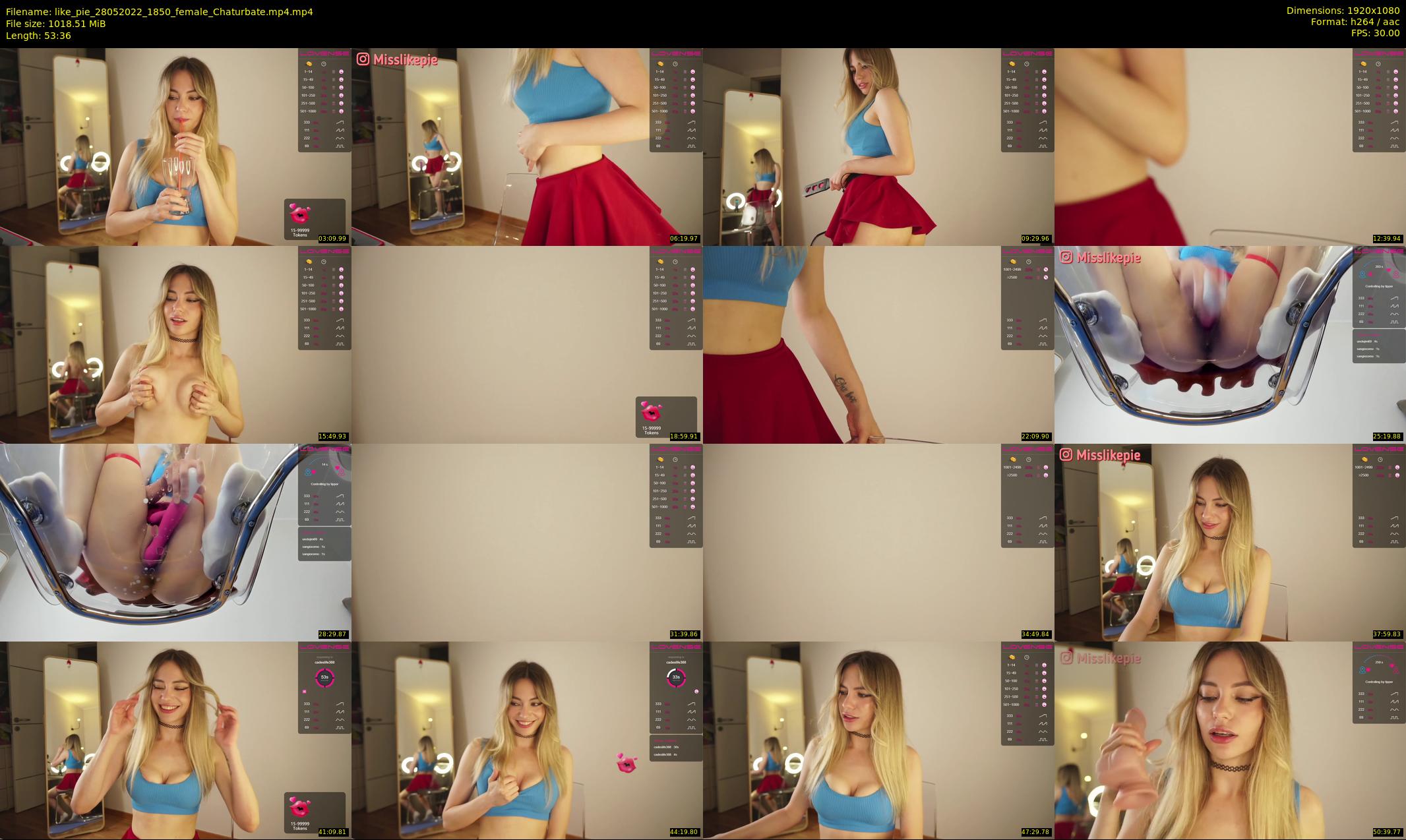 like_pie — 54 minute Chaturbate couple cam show recording, 1080p, May 28, 2022