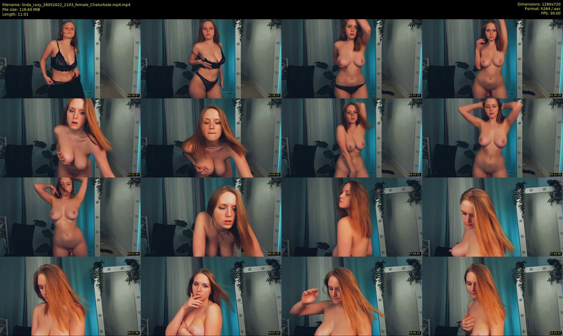 linda_roxy — 12 minute Chaturbate female cam show recording, 720p, May 28, 2022