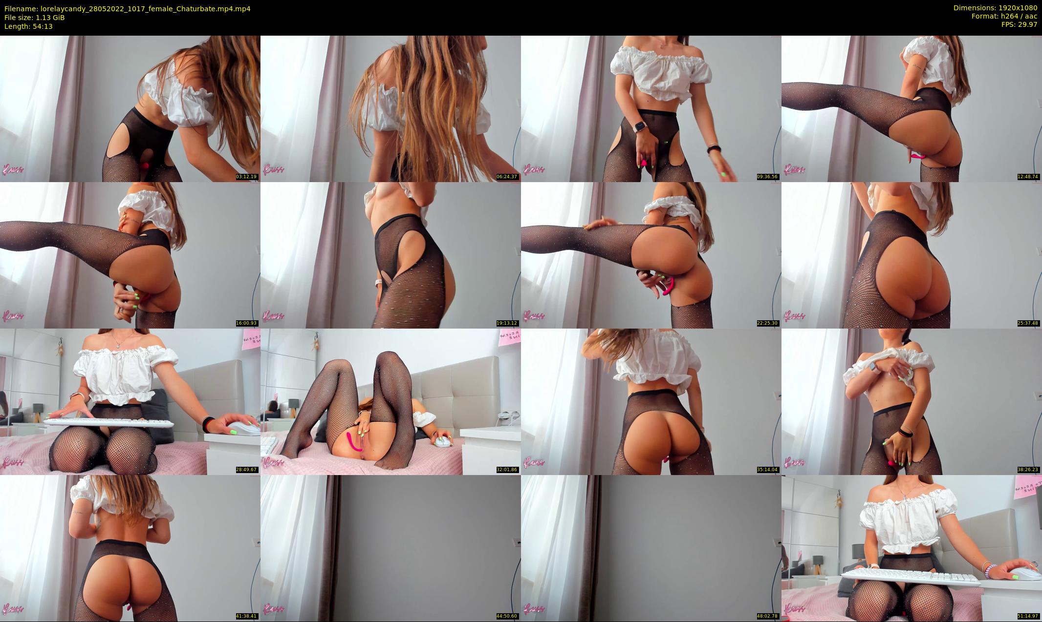 lorelaycandy — 55 minute Chaturbate female cam show recording, 1080p, May 28, 2022