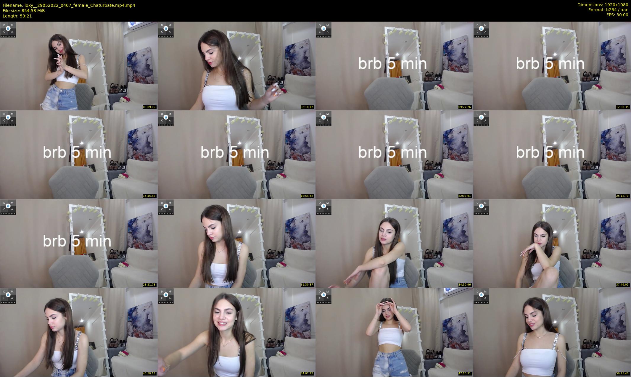loxy_ — 54 minute Chaturbate female cam show recording, 1080p, May 29, 2022