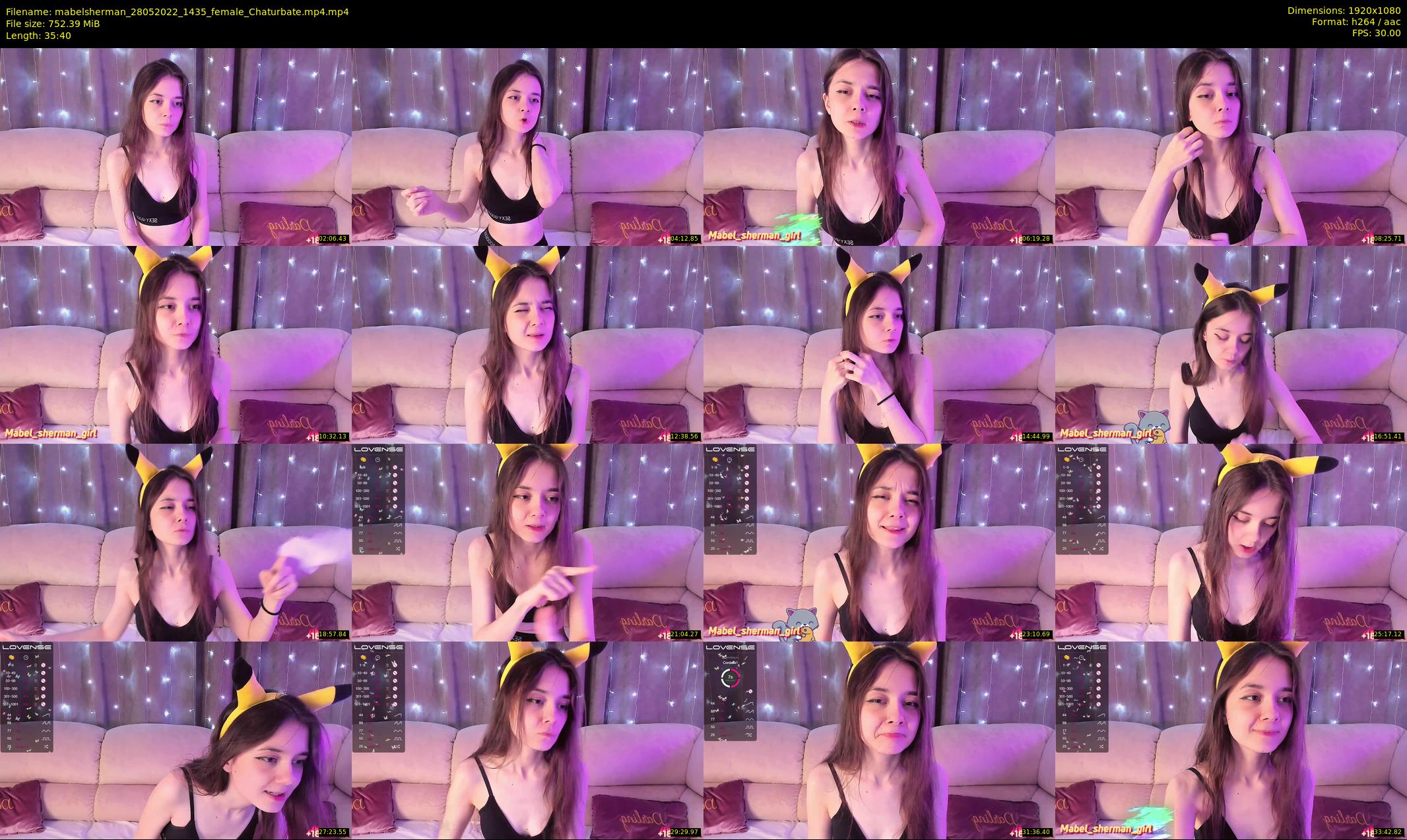 mabelsherman — 36 minute Chaturbate couple cam show recording, 1080p, May 28, 2022