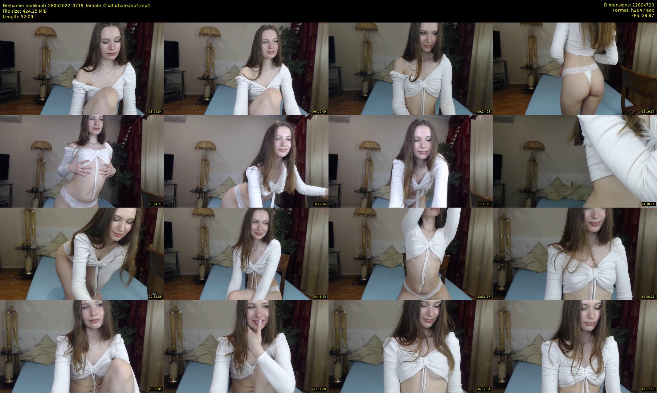 malikabb — 53 minute Chaturbate female cam show recording, 720p, May 28, 2022