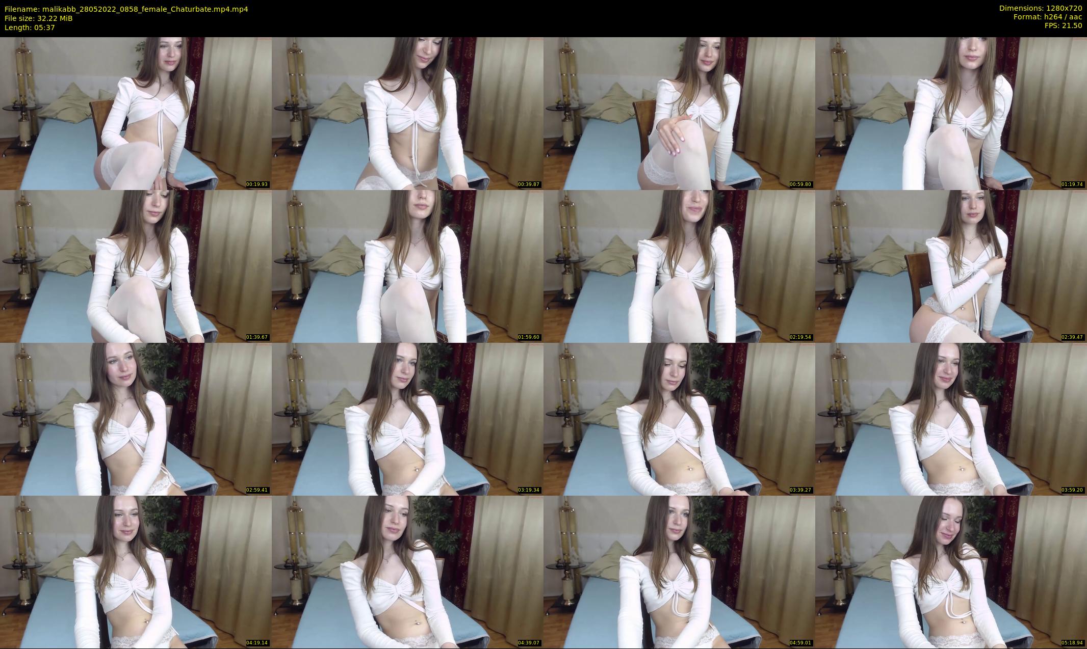 malikabb — 6 minute Chaturbate female cam show recording, 720p, May 28, 2022