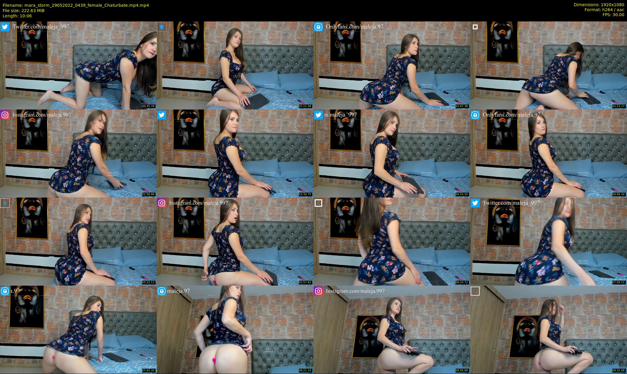 mara_storm — 11 minute Chaturbate female cam show recording, 1080p, May 29, 2022
