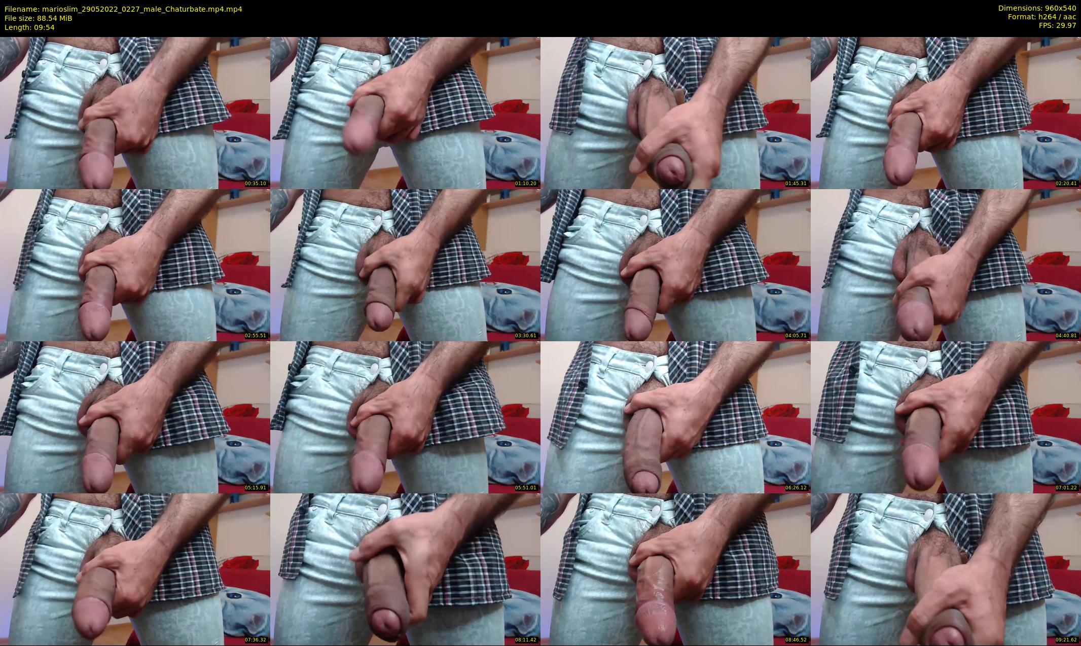 marioslim — 10 minute Chaturbate male cam show recording, 480p, May 29, 2022