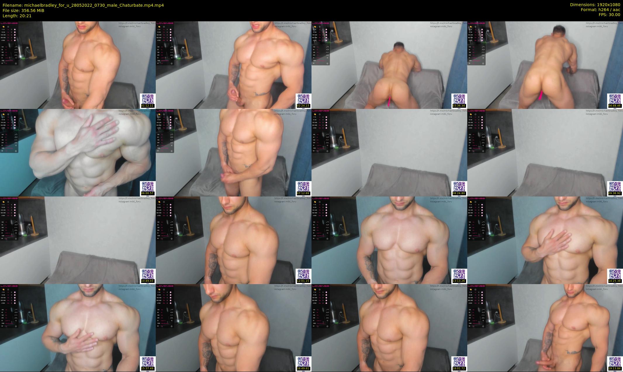 michaelbradley_for_u — 21 minute Chaturbate male cam show recording, 1080p, May 28, 2022