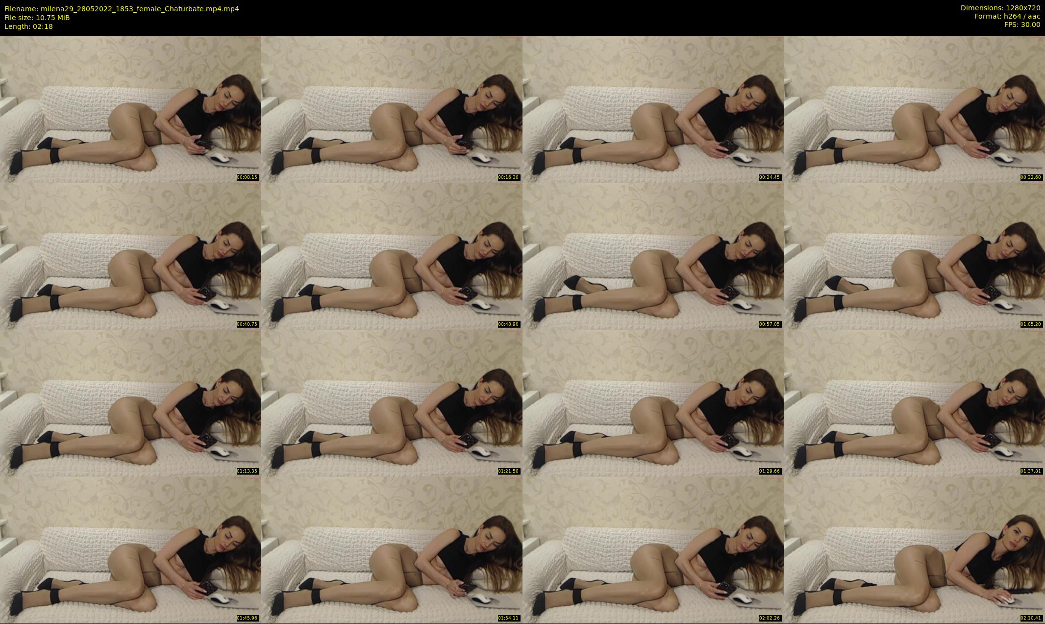 milena29 — 3 minute Chaturbate female cam show recording, 720p, May 28, 2022