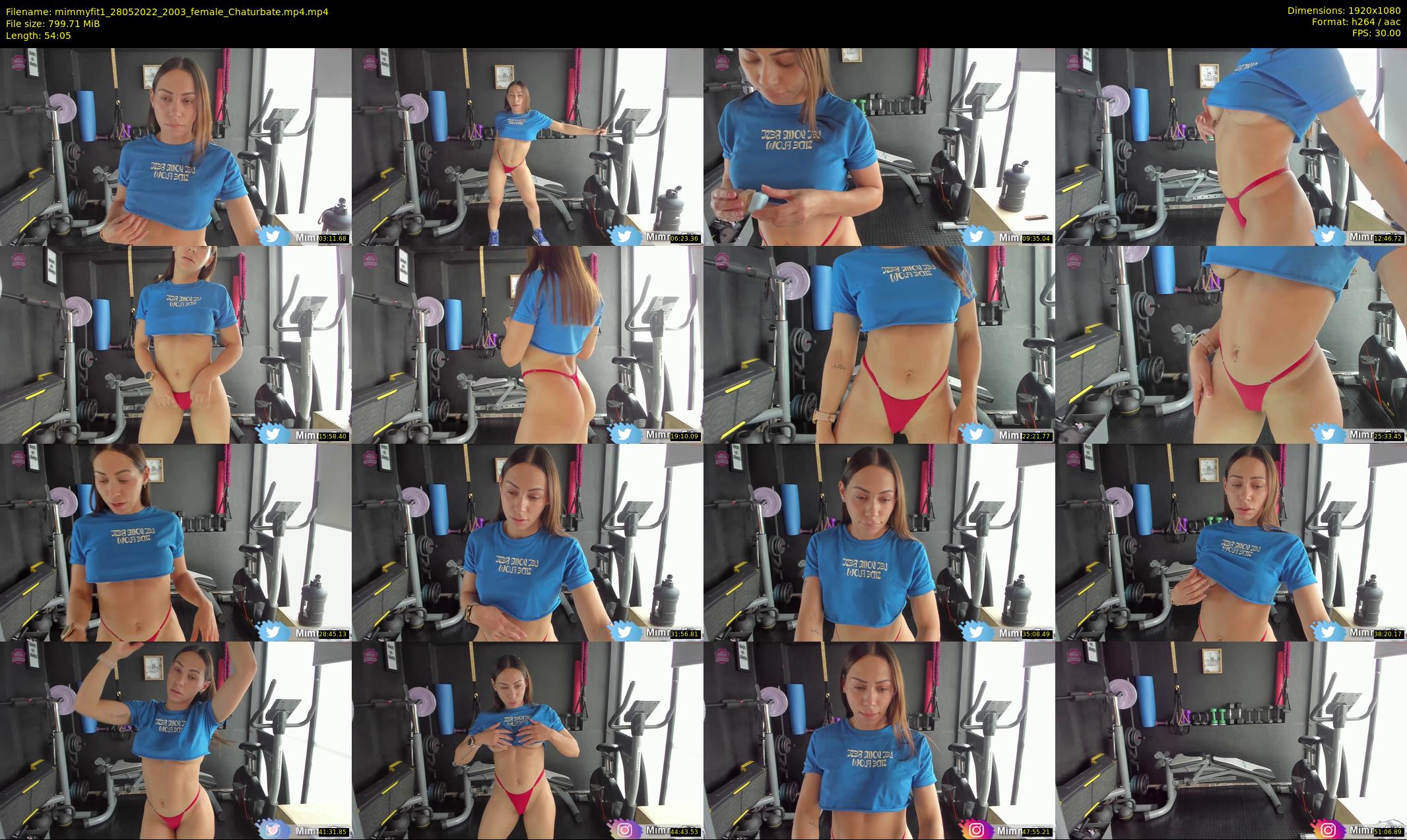 mimmyfit1 — 55 minute Chaturbate female cam show recording, 1080p, May 28, 2022