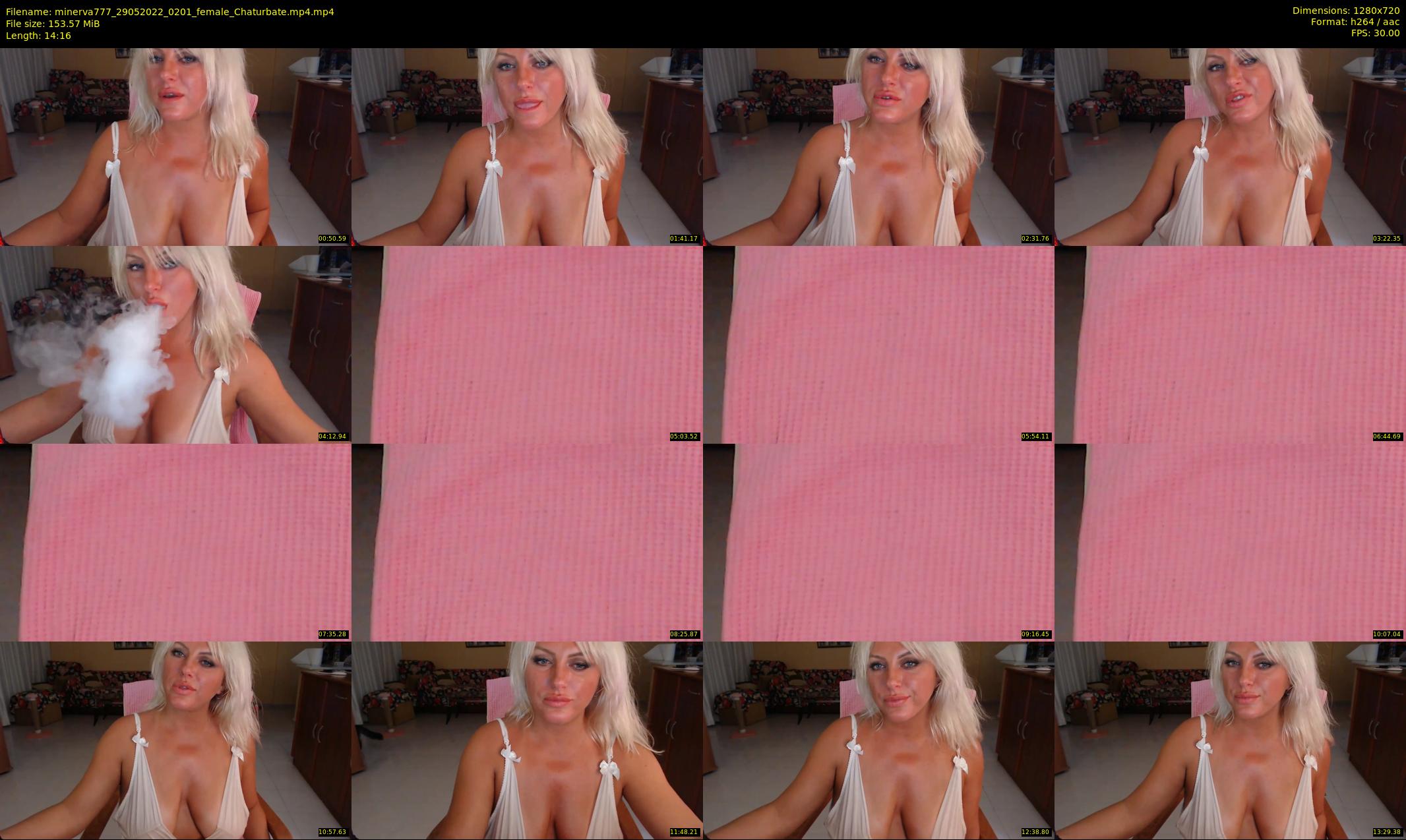 minerva777 — 15 minute Chaturbate female cam show recording, 720p, May 29, 2022