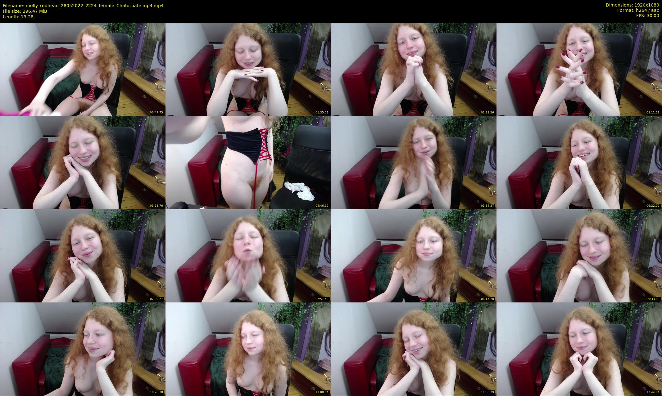 molly_redhead — 14 minute Chaturbate female cam show recording, 1080p, May 28, 2022