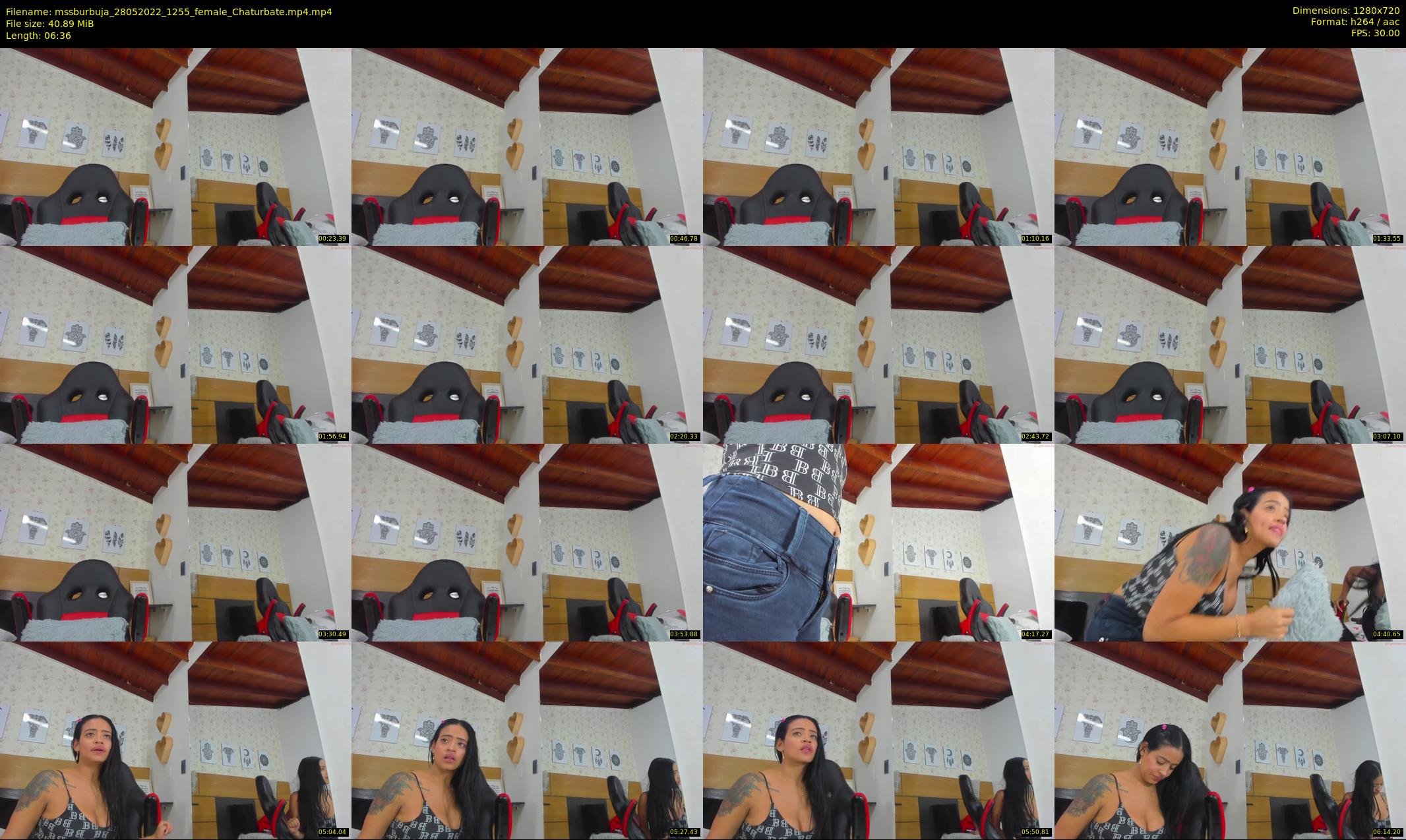 mssburbuja — 7 minute Chaturbate female cam show recording, 720p, May 28, 2022