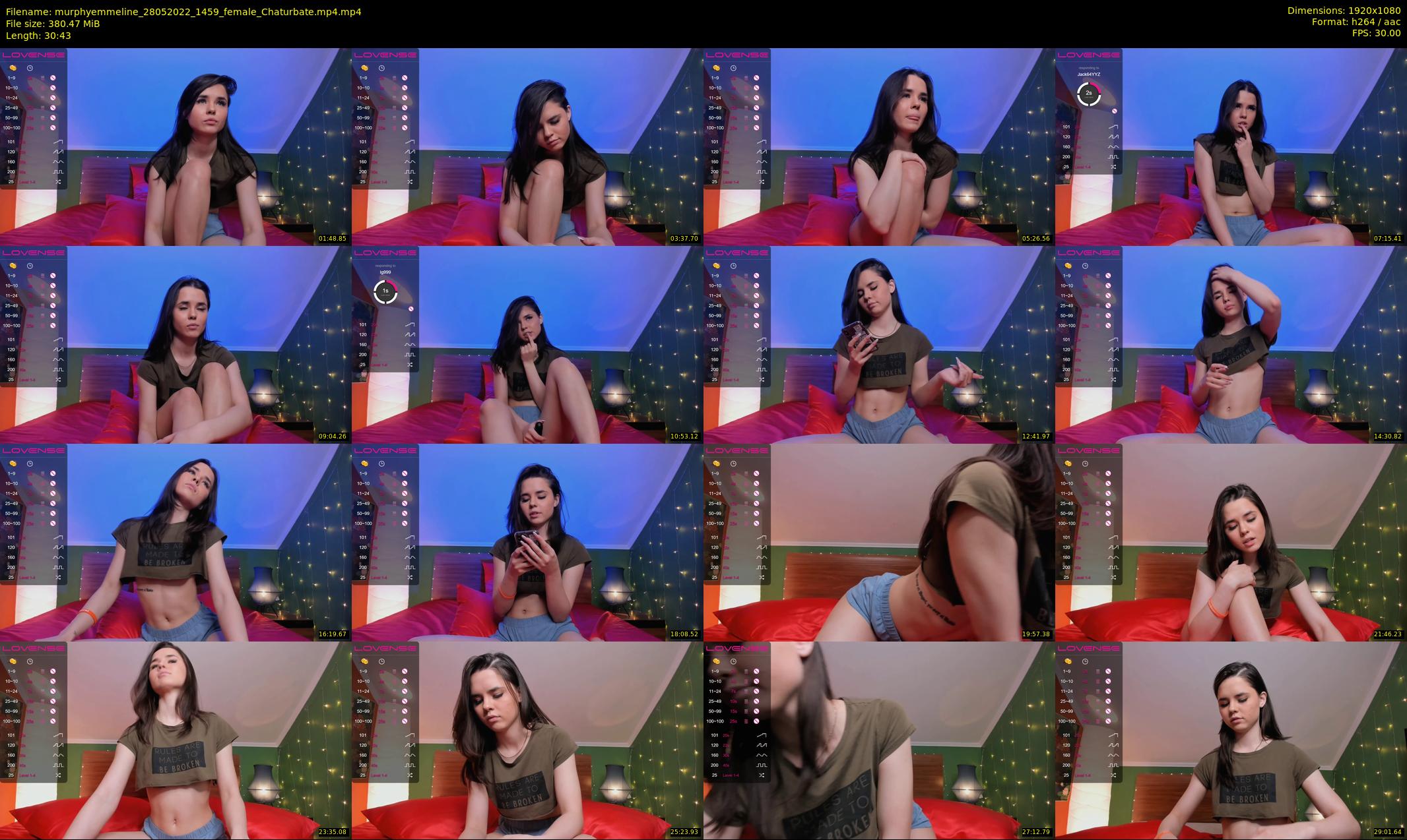 murphyemmeline — 31 minute Chaturbate female cam show recording, 1080p, May 28, 2022