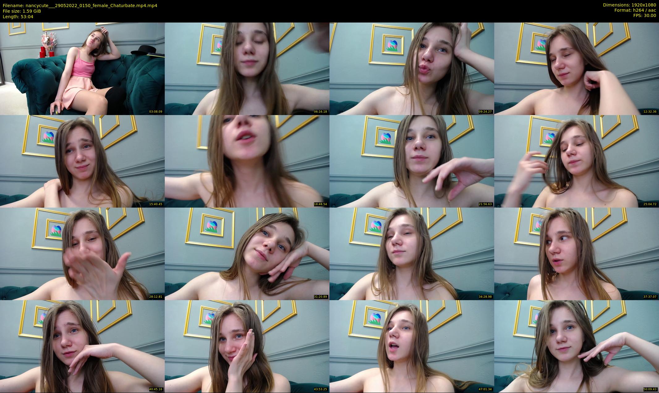 nancycute__ — 54 minute Chaturbate female cam show recording, 1080p, May 29, 2022
