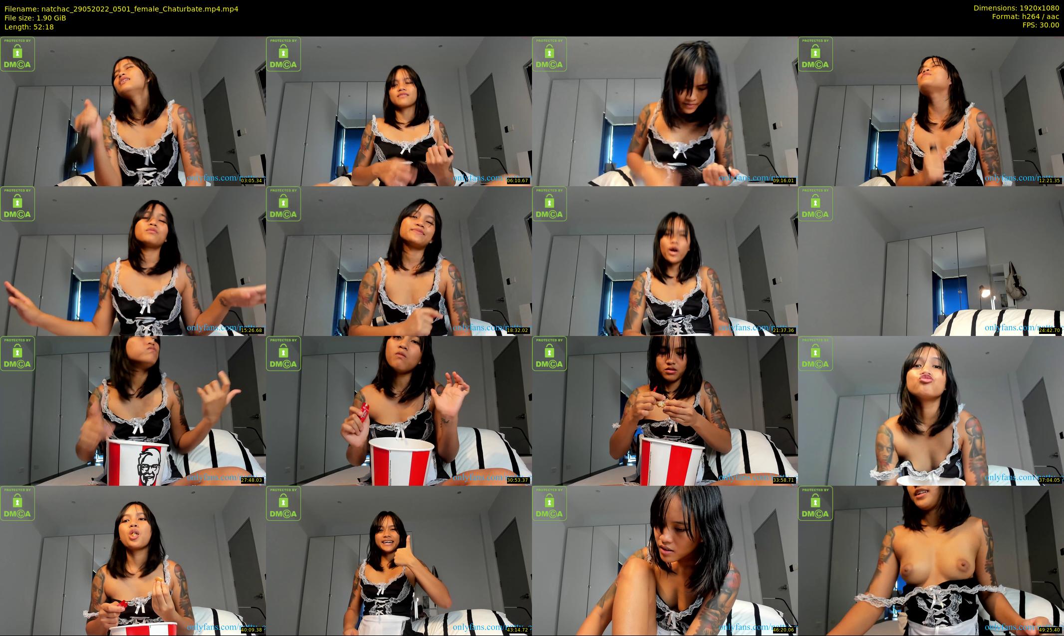 natchac — 53 minute Chaturbate female cam show recording, 1080p, May 29, 2022