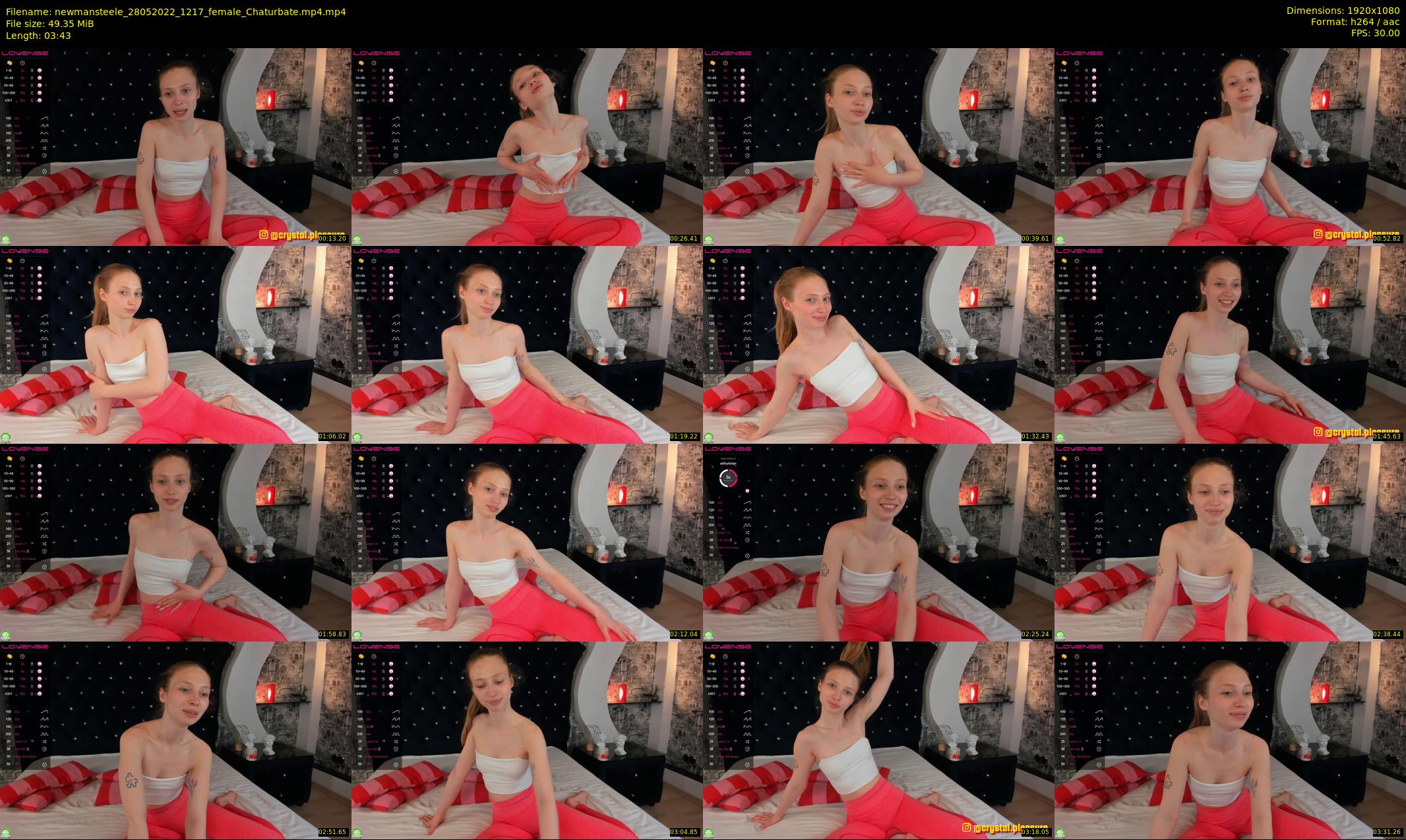 newmansteele — 4 minute Chaturbate couple cam show recording, 1080p, May 28, 2022