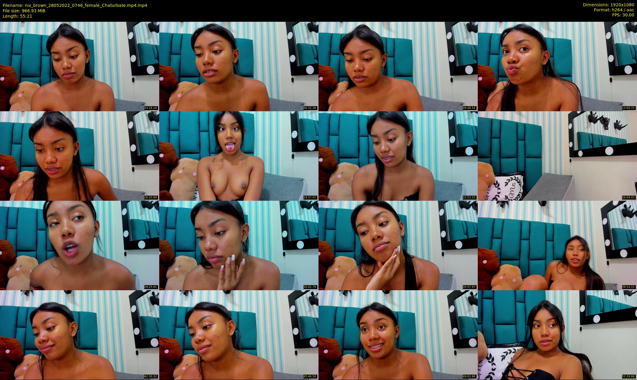 nix_brown — 56 minute Chaturbate female cam show recording, 1080p, May 28, 2022