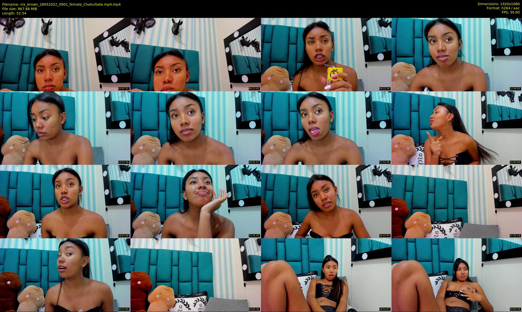 nix_brown — 53 minute Chaturbate female cam show recording, 1080p, May 28, 2022