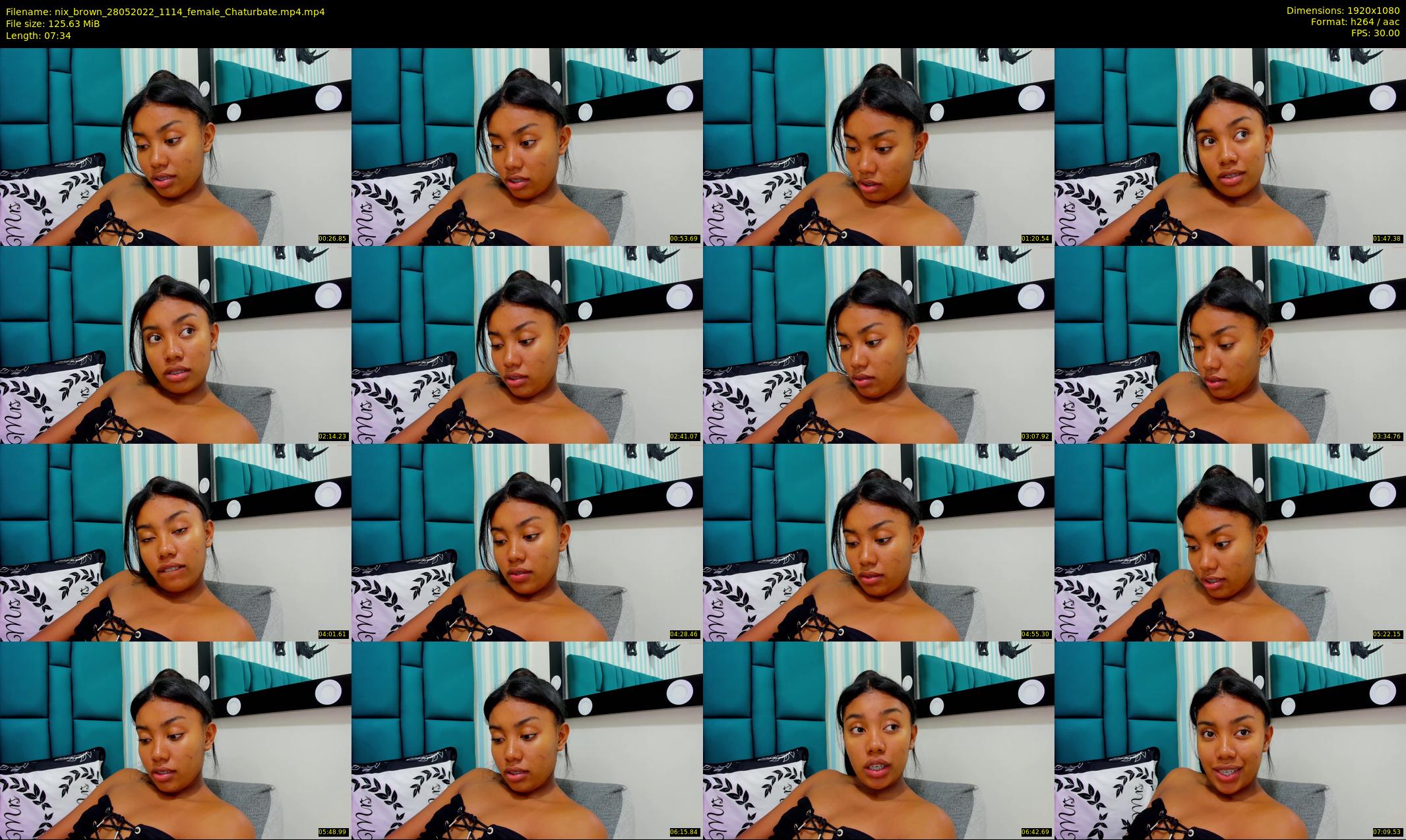 nix_brown — 8 minute Chaturbate female cam show recording, 1080p, May 28, 2022