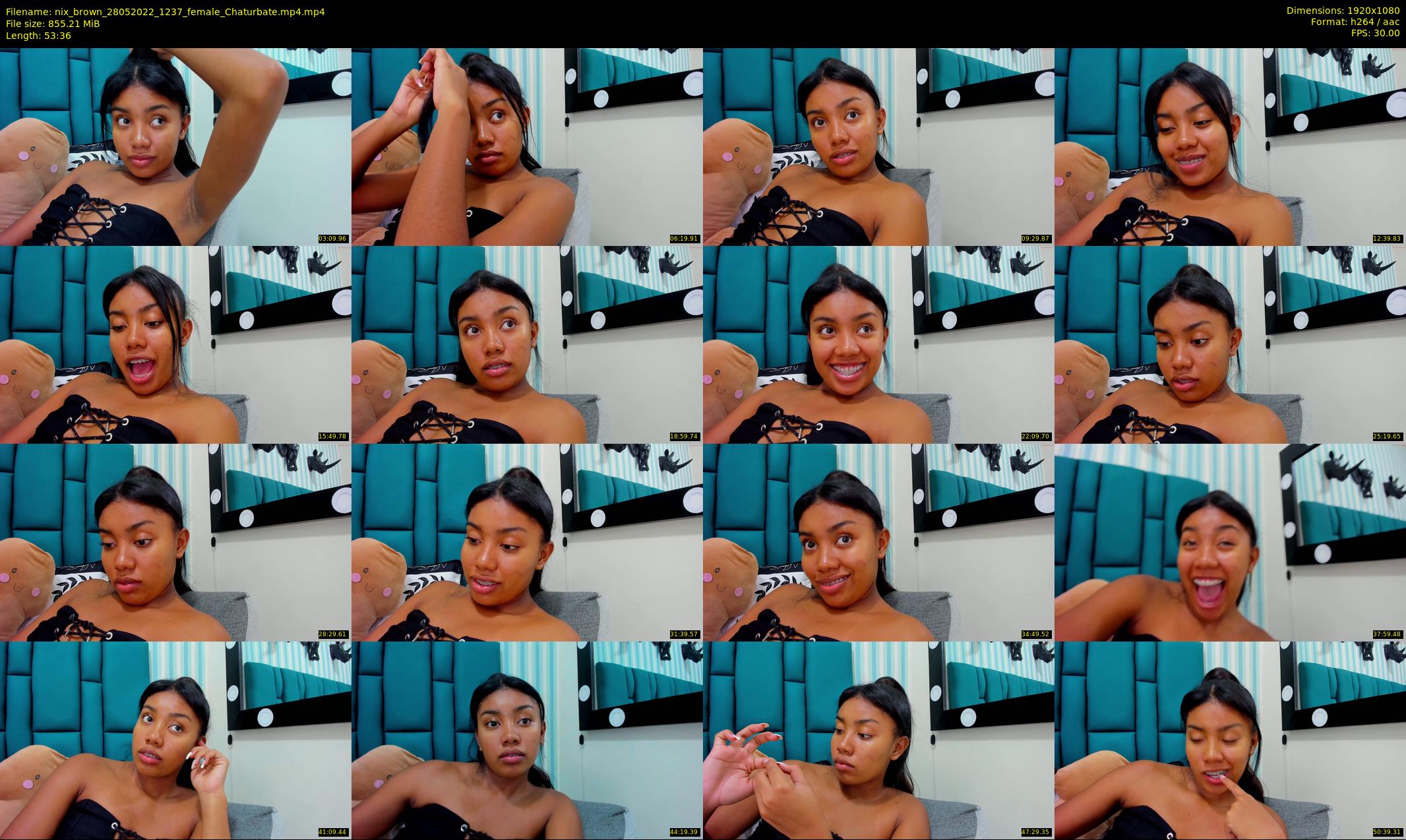 nix_brown — 54 minute Chaturbate female cam show recording, 1080p, May 28, 2022