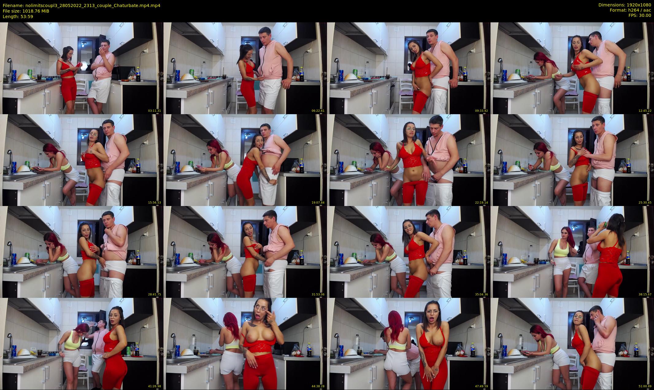 nolimitscoupl3 — 54 minute Chaturbate couple cam show recording, 1080p, May 28, 2022