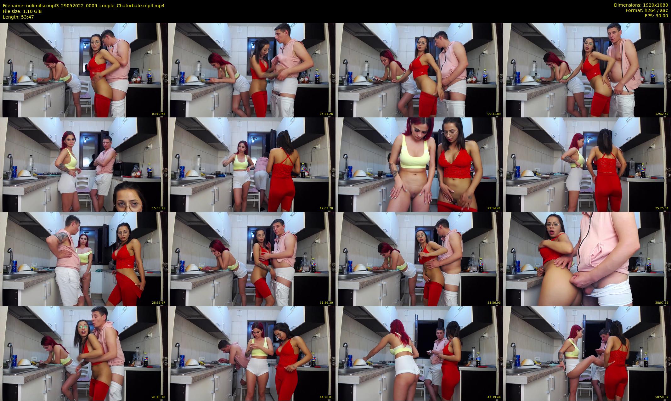 nolimitscoupl3 — 54 minute Chaturbate couple cam show recording, 1080p, May 29, 2022