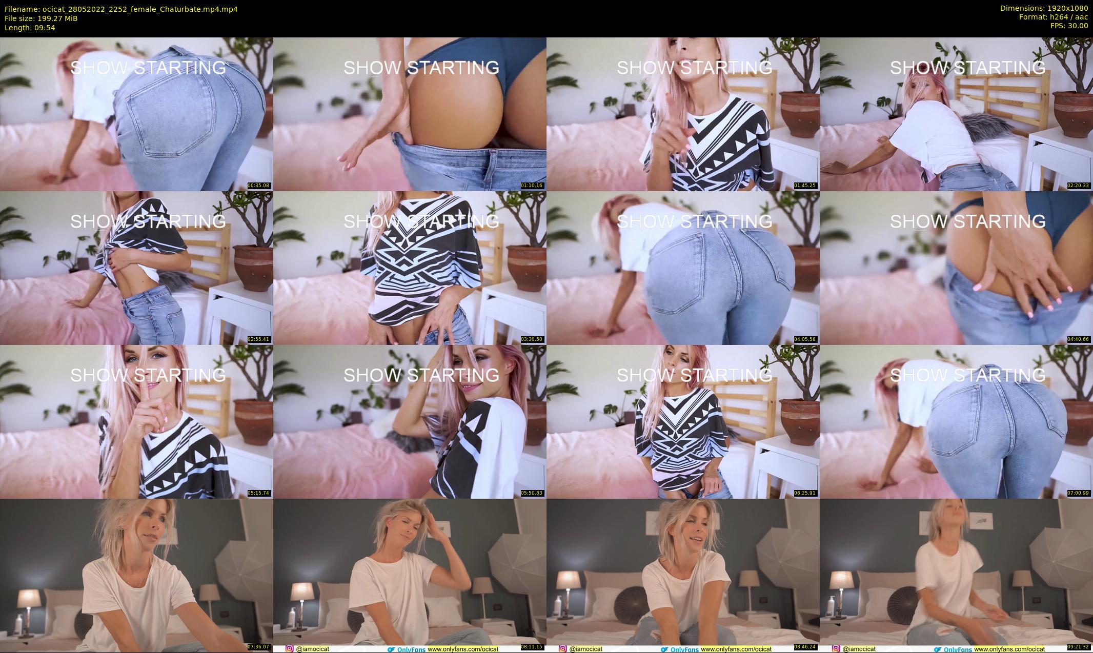 ocicat — 10 minute Chaturbate female cam show recording, 1080p, May 28, 2022