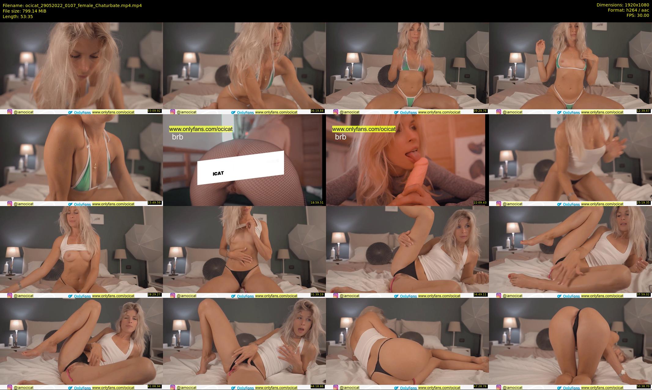 ocicat — 54 minute Chaturbate female cam show recording, 1080p, May 29, 2022
