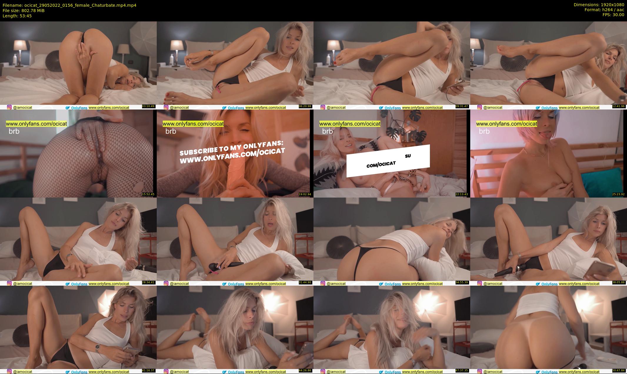 ocicat — 54 minute Chaturbate female cam show recording, 1080p, May 29, 2022