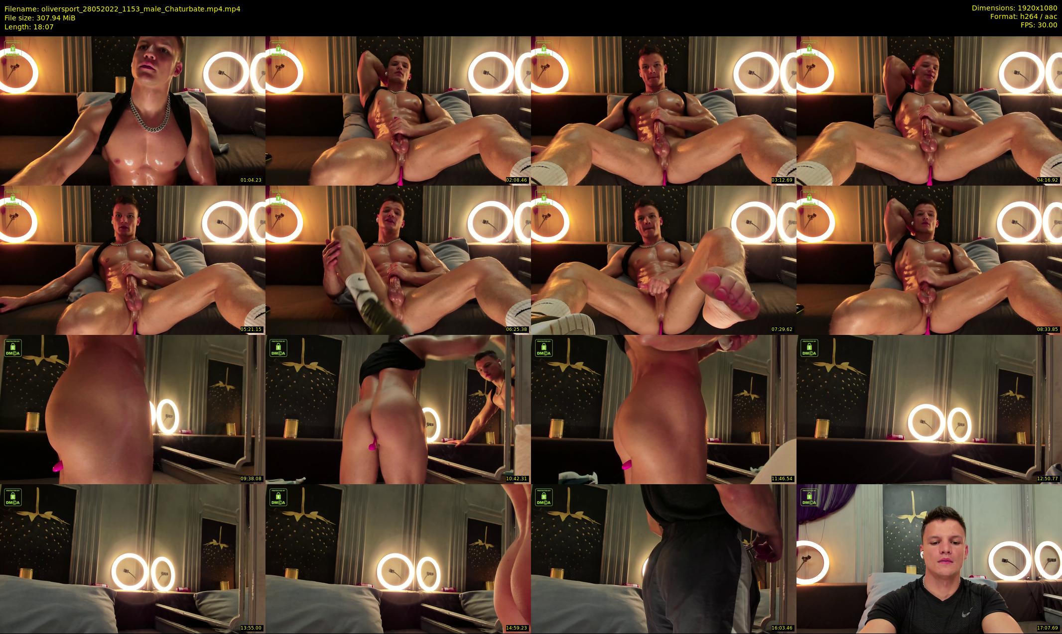 oliversport — 19 minute Chaturbate male cam show recording, 1080p, May 28, 2022