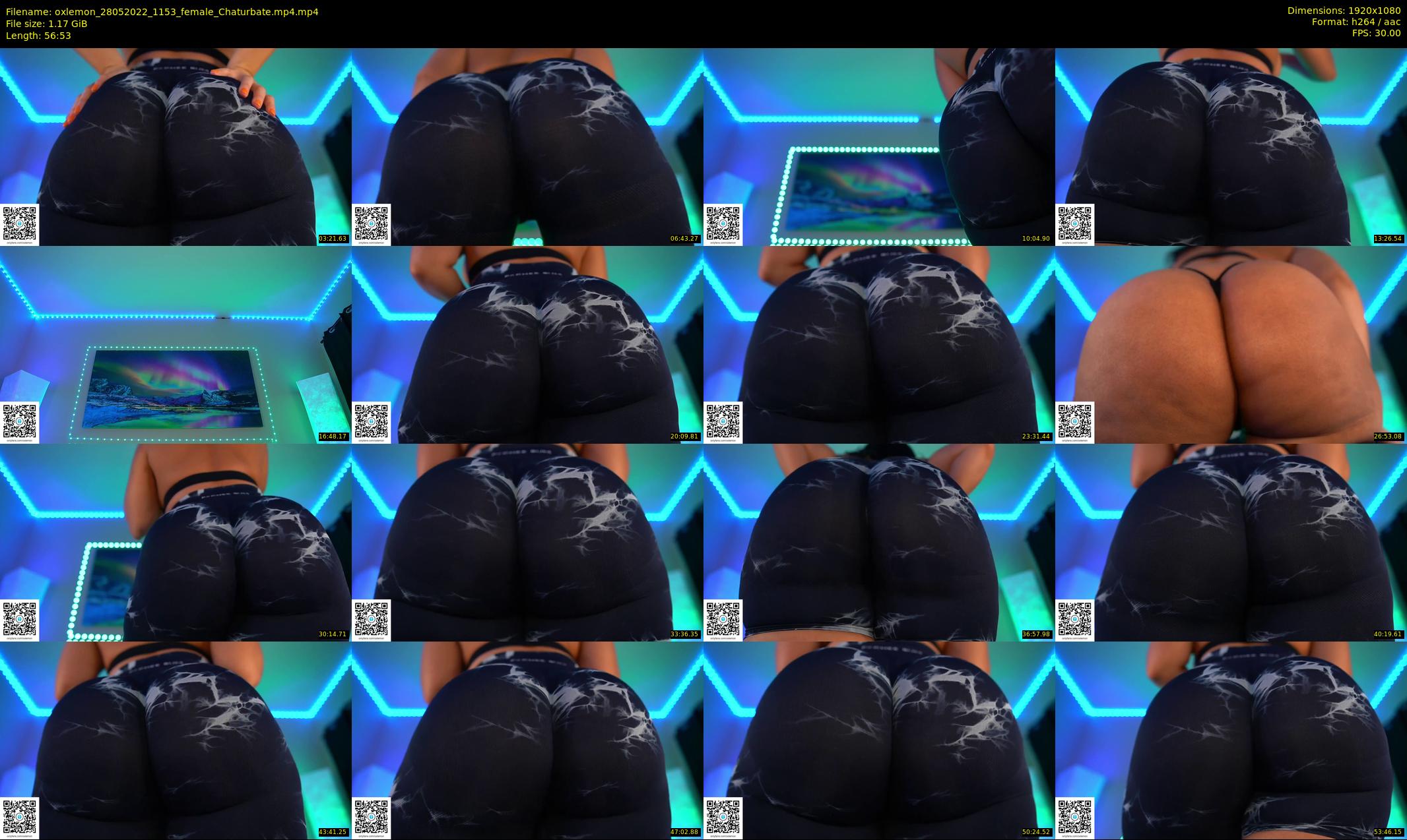 oxlemon — 57 minute Chaturbate female cam show recording, 1080p, May 28, 2022