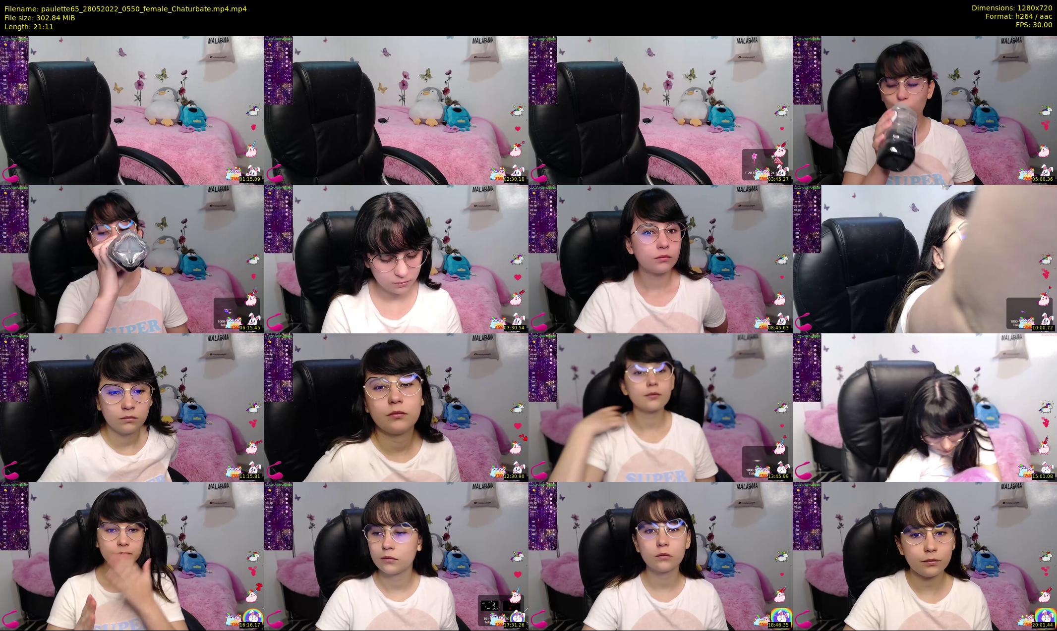 paulette65 — 22 minute Chaturbate female cam show recording, 720p, May 28, 2022