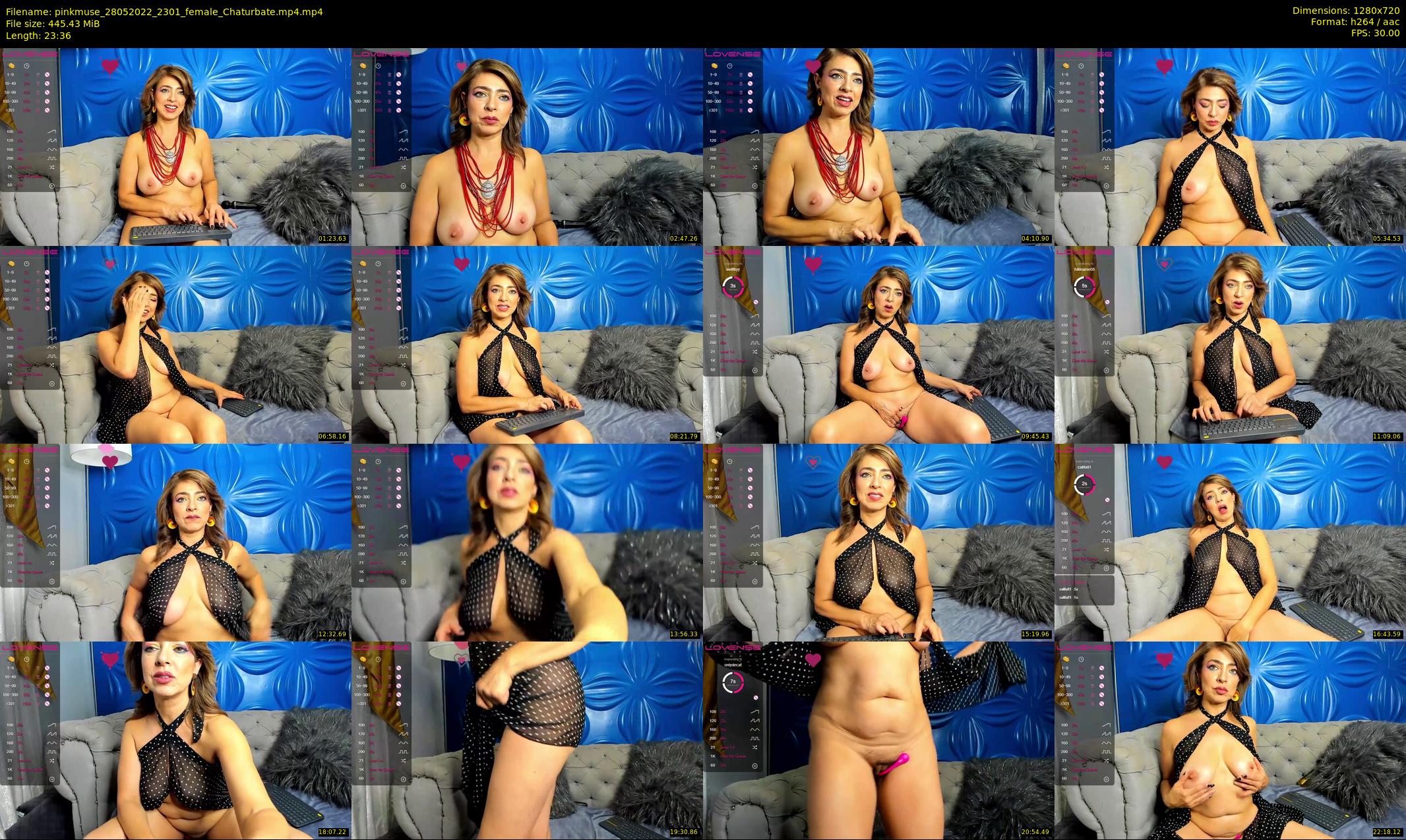 pinkmuse — 24 minute Chaturbate couple cam show recording, 720p, May 28, 2022