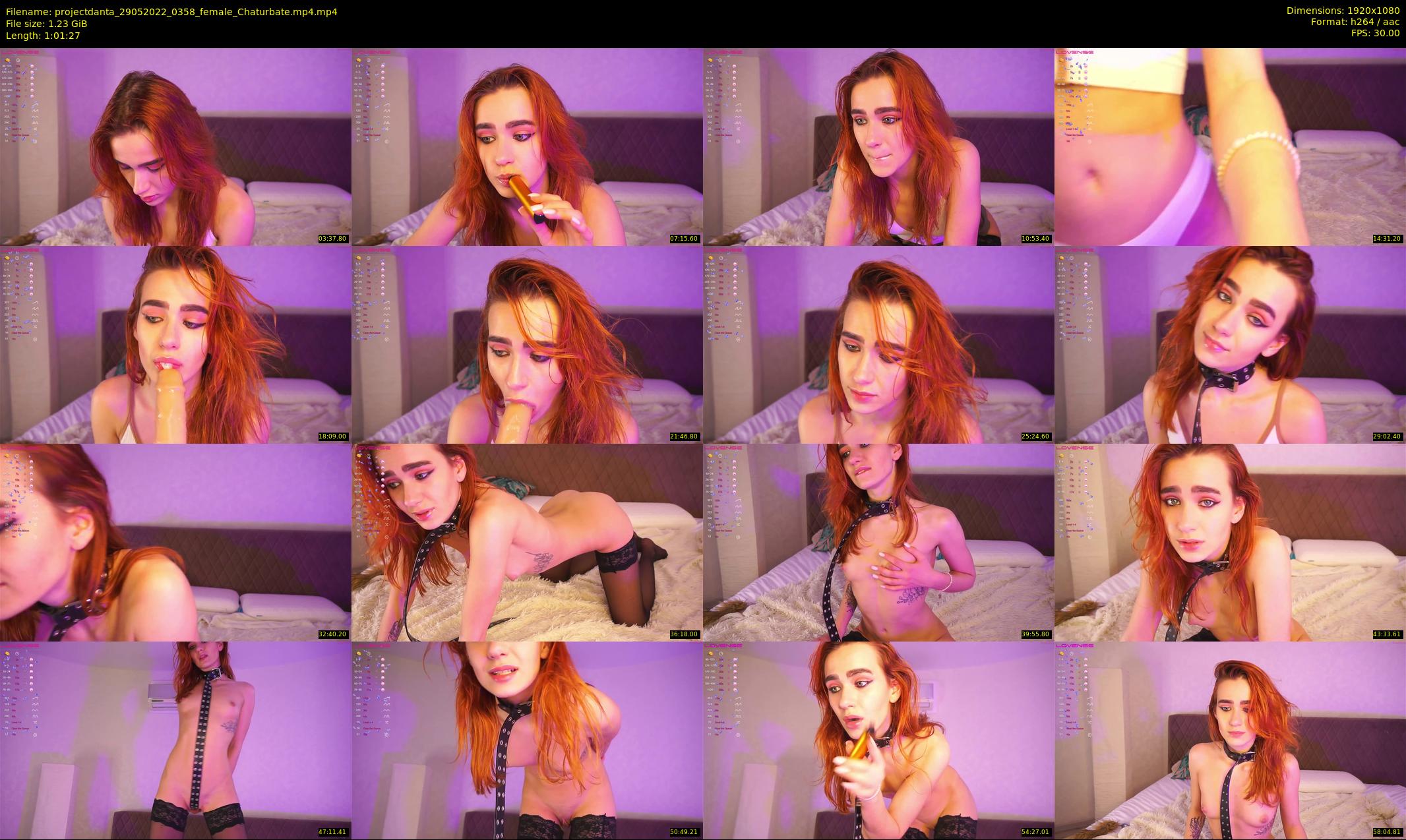 projectdanta — 62 minute Chaturbate female cam show recording, 1080p, May 29, 2022
