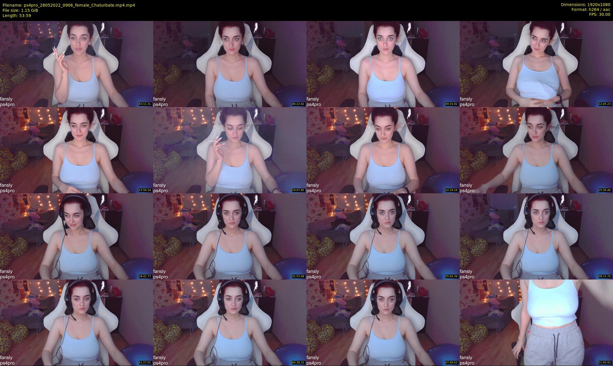 ps4pro — 54 minute Chaturbate female cam show recording, 1080p, May 28, 2022