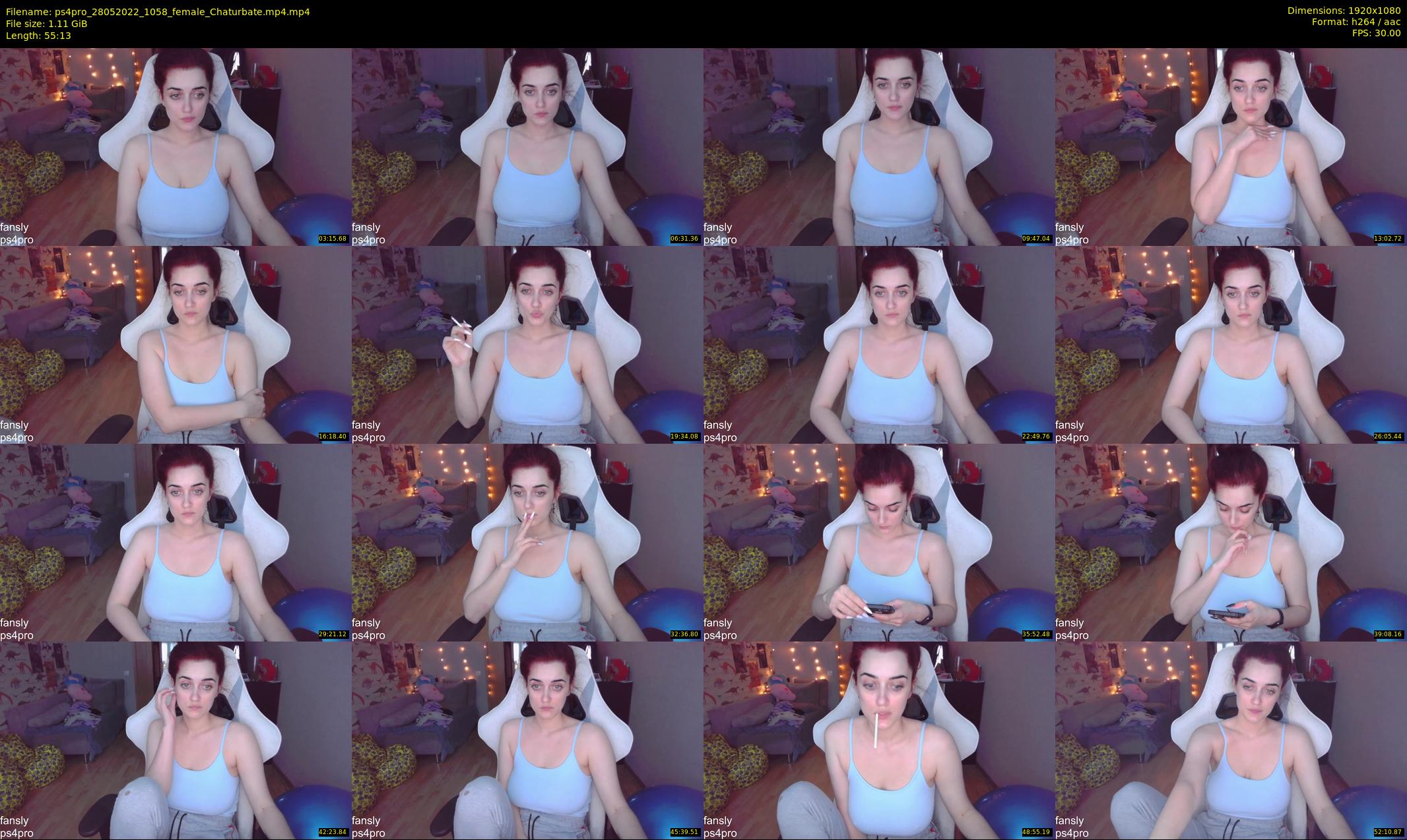 ps4pro — 56 minute Chaturbate female cam show recording, 1080p, May 28, 2022