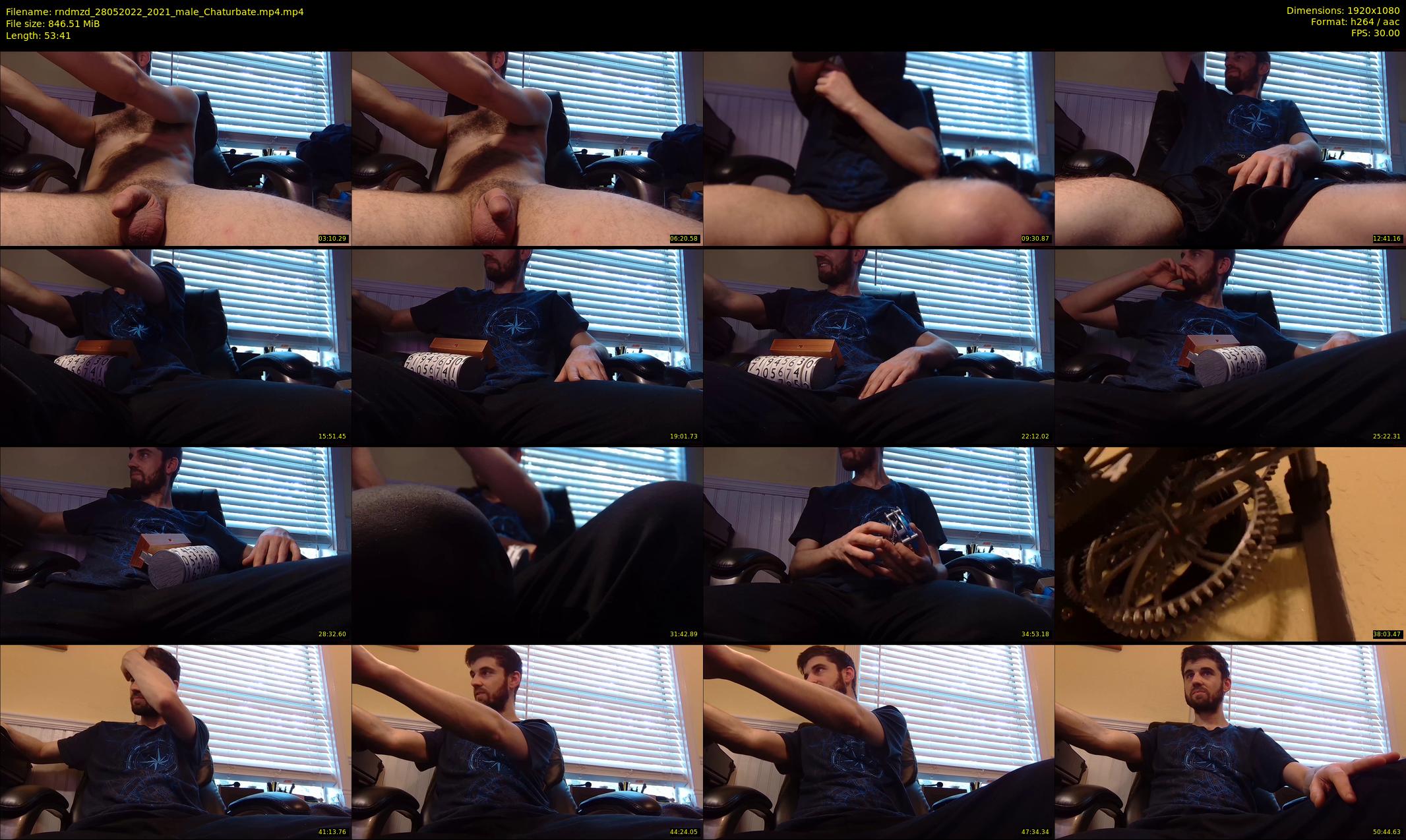rndmzd — 54 minute Chaturbate male cam show recording, 1080p, May 28, 2022