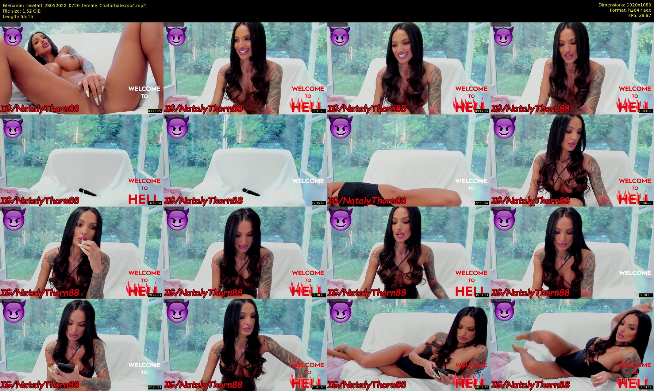rosetatt — 56 minute Chaturbate female cam show recording, 1080p, May 28, 2022