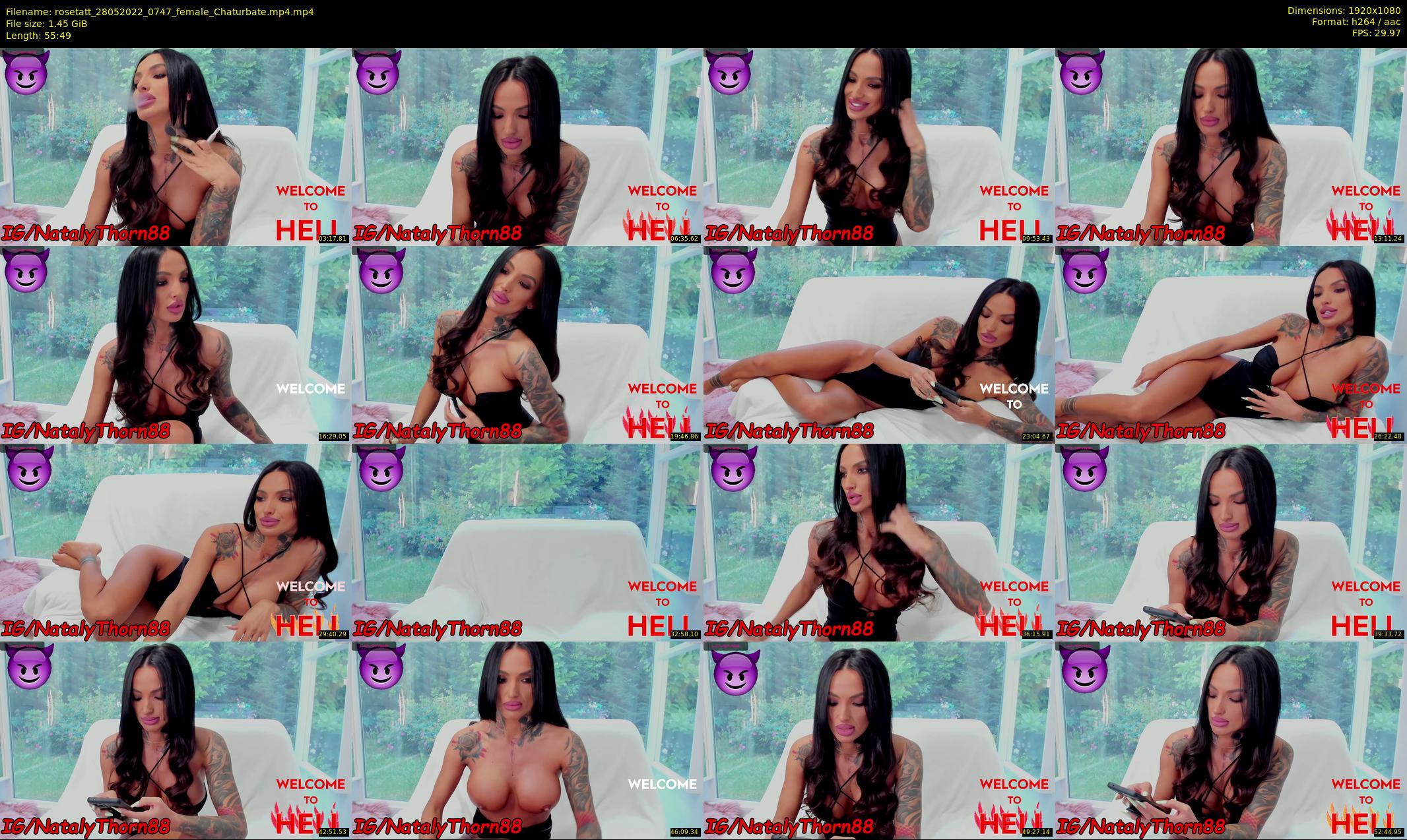rosetatt — 56 minute Chaturbate female cam show recording, 1080p, May 28, 2022
