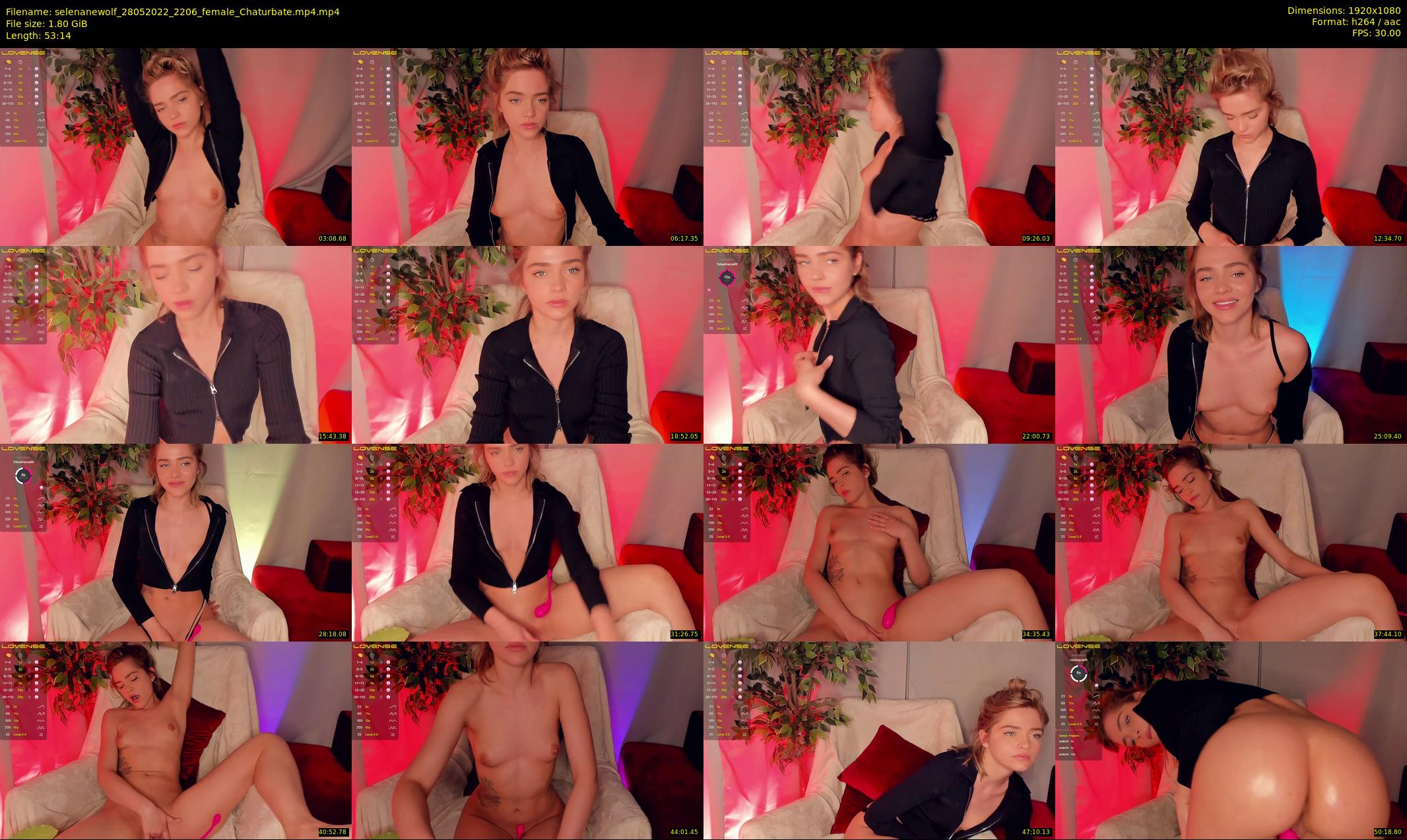 selenanewolf — 54 minute Chaturbate couple cam show recording, 1080p, May 28, 2022