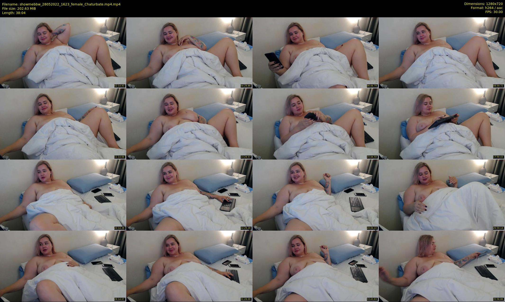 showmebbw — 39 minute Chaturbate female cam show recording, 720p, May 28, 2022