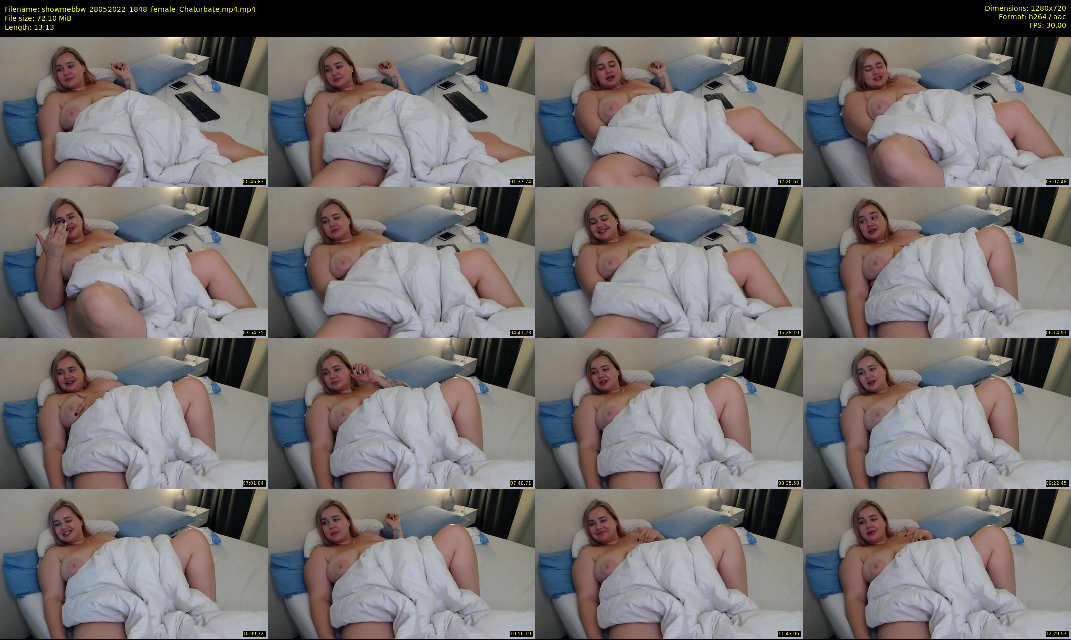 showmebbw — 14 minute Chaturbate female cam show recording, 720p, May 28, 2022