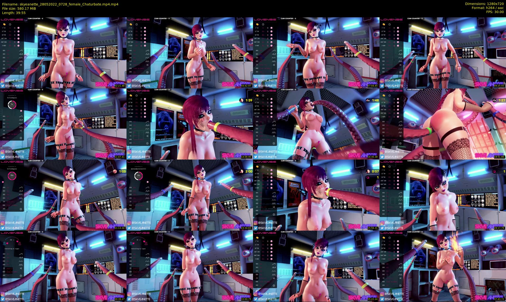 skyeanette — 40 minute Chaturbate female cam show recording, 720p, May 28, 2022