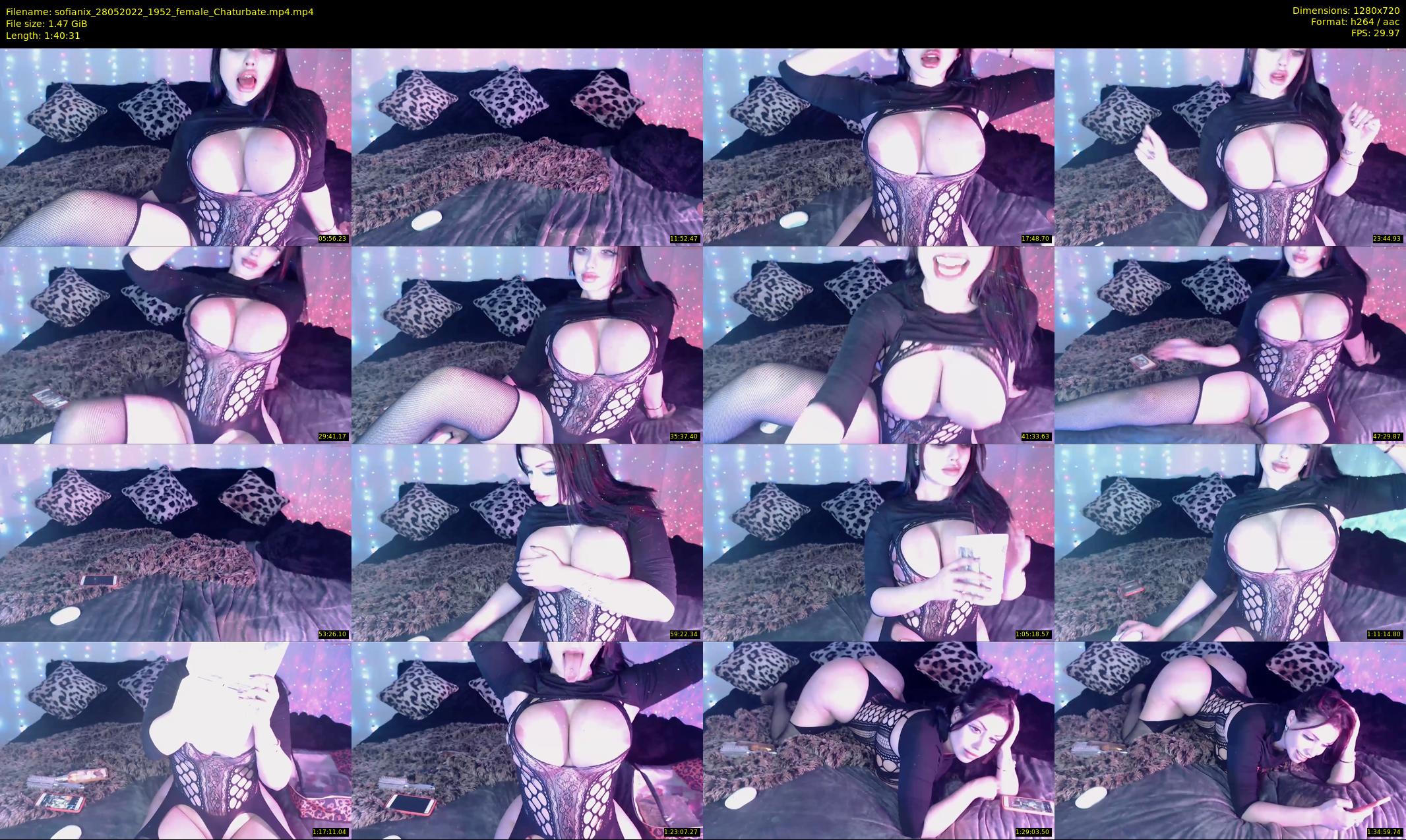 sofianix — 101 minute Chaturbate female cam show recording, 720p, May 28, 2022