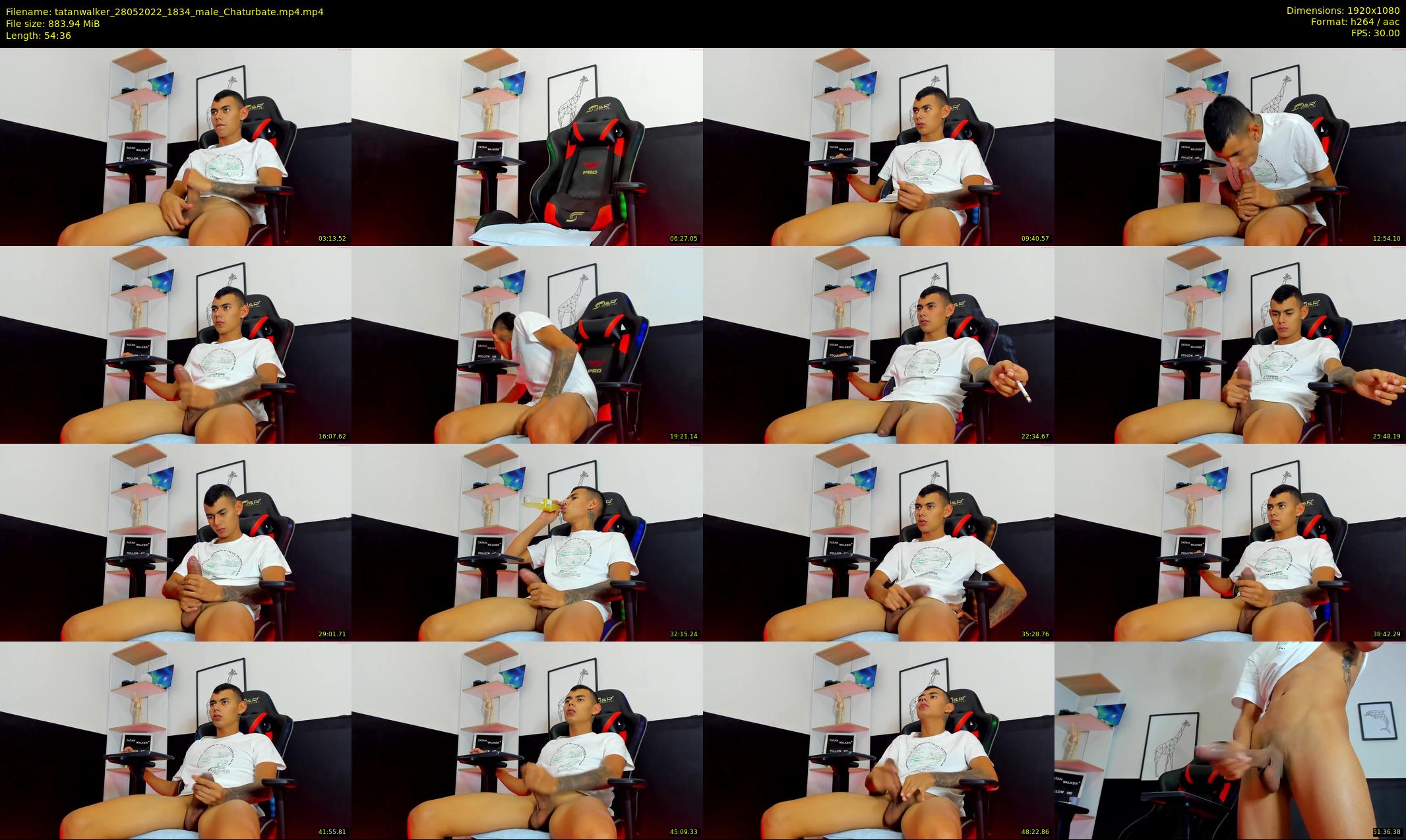tatanwalker — 55 minute Chaturbate male cam show recording, 1080p, May 28, 2022