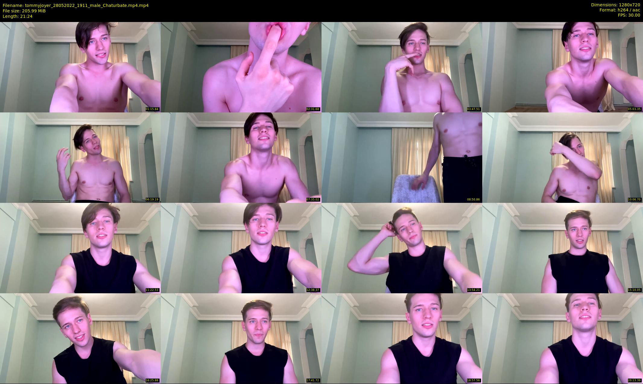 tommyjoyer — 22 minute Chaturbate male cam show recording, 720p, May 28, 2022